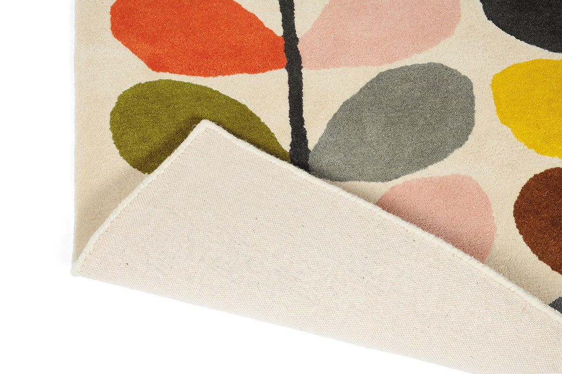 orla kiely passion flower pink rug