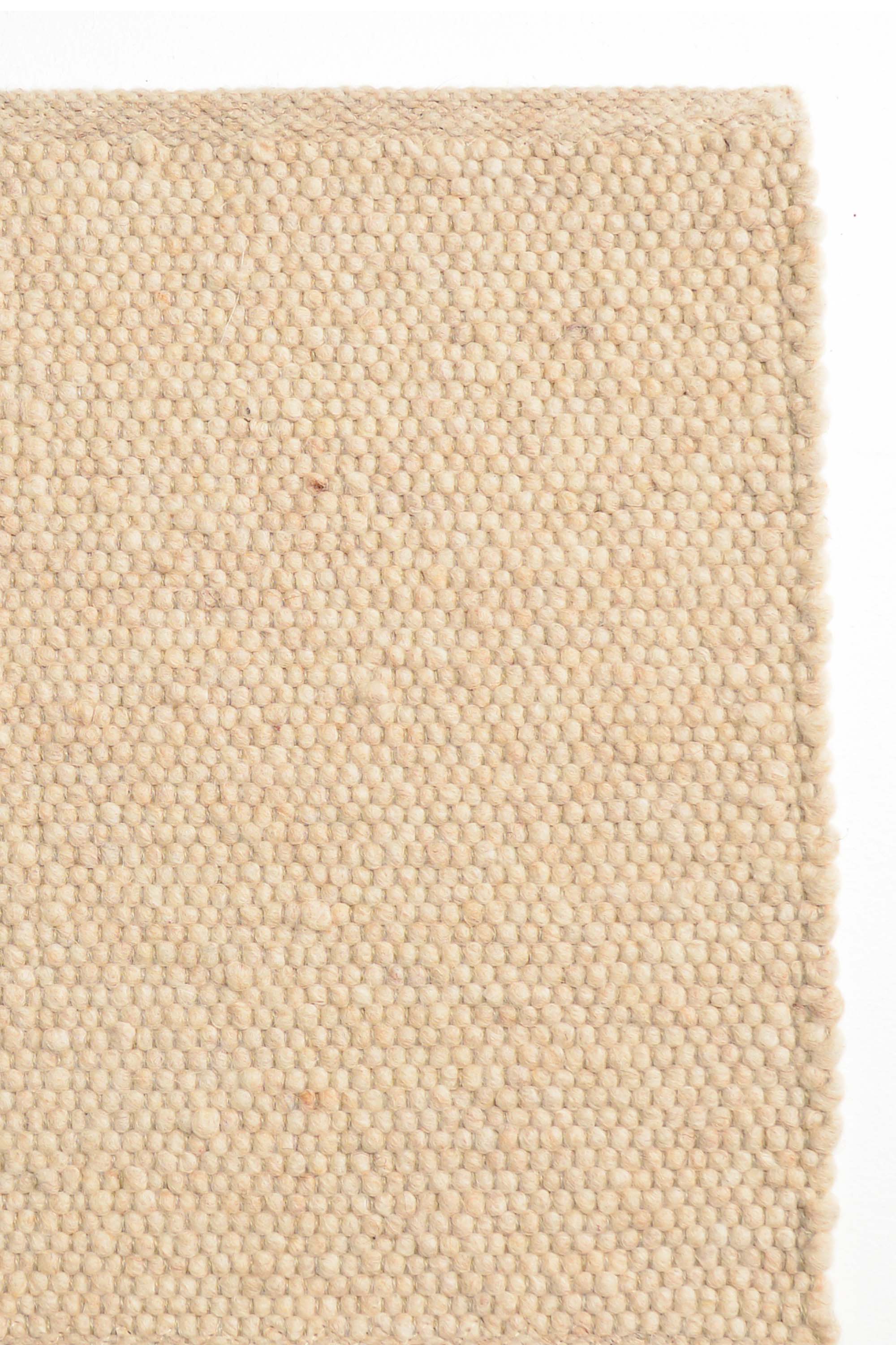 Beige luxury plain handwoven rug