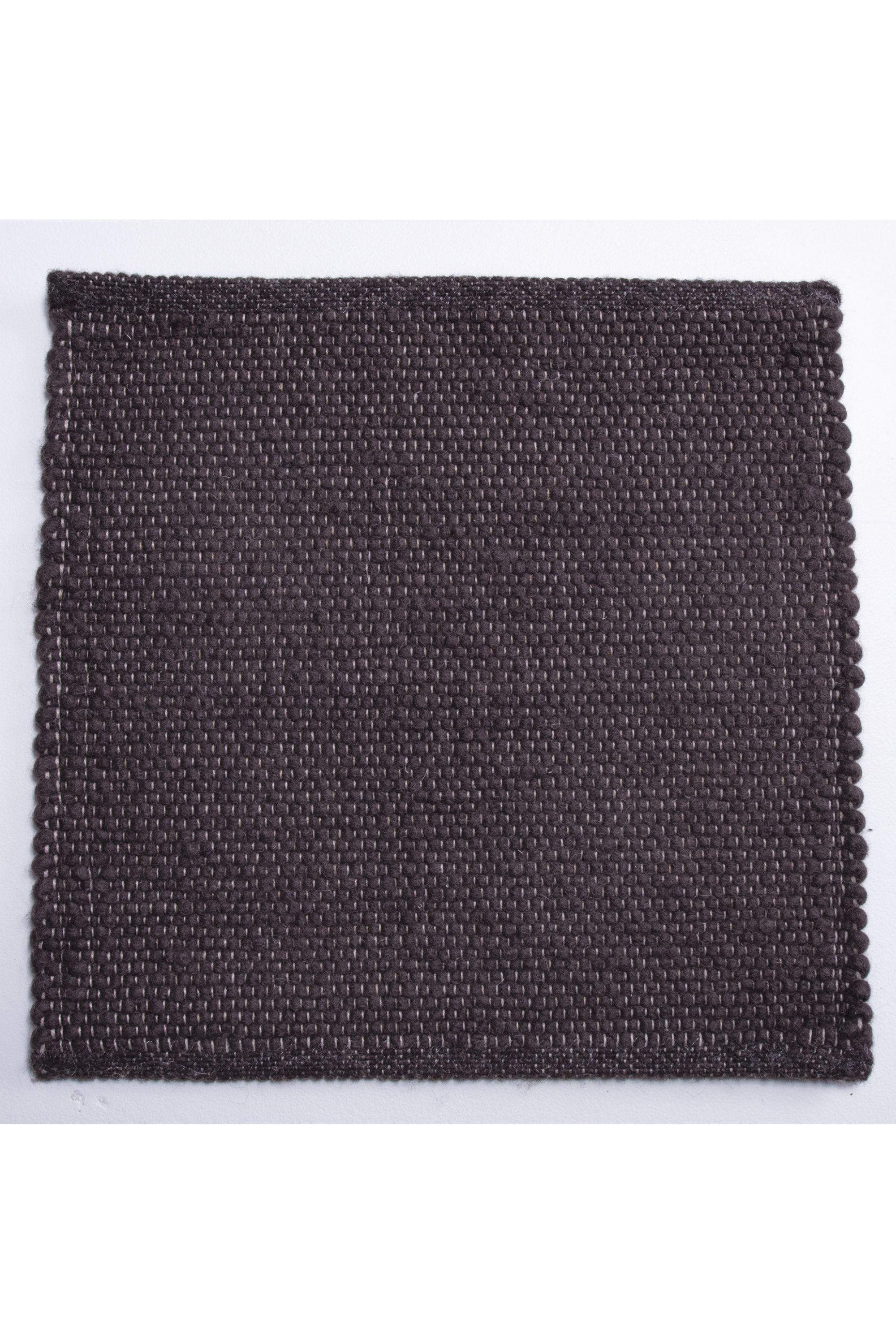 Brown luxury plain handwoven rug