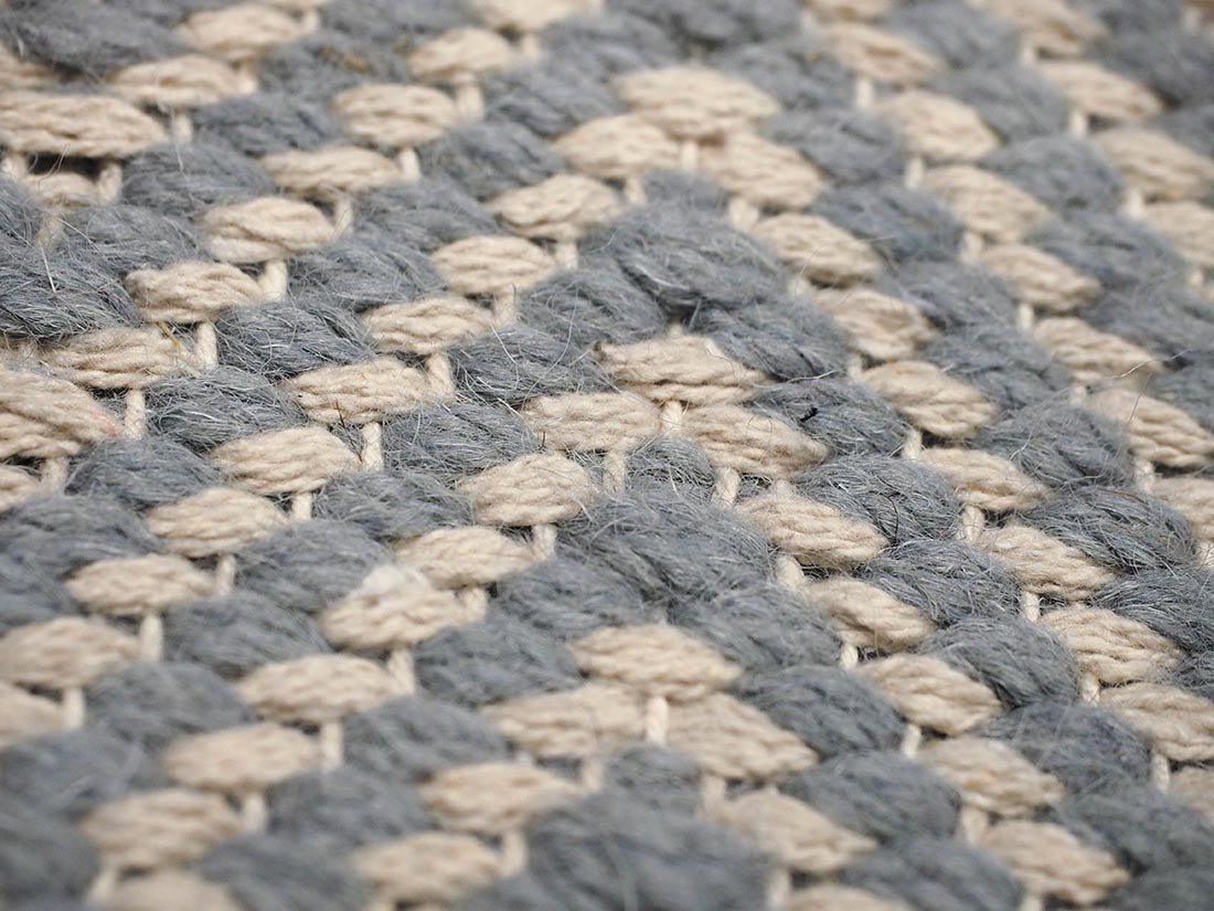 duck egg blue and white runner geometric aztec pattern