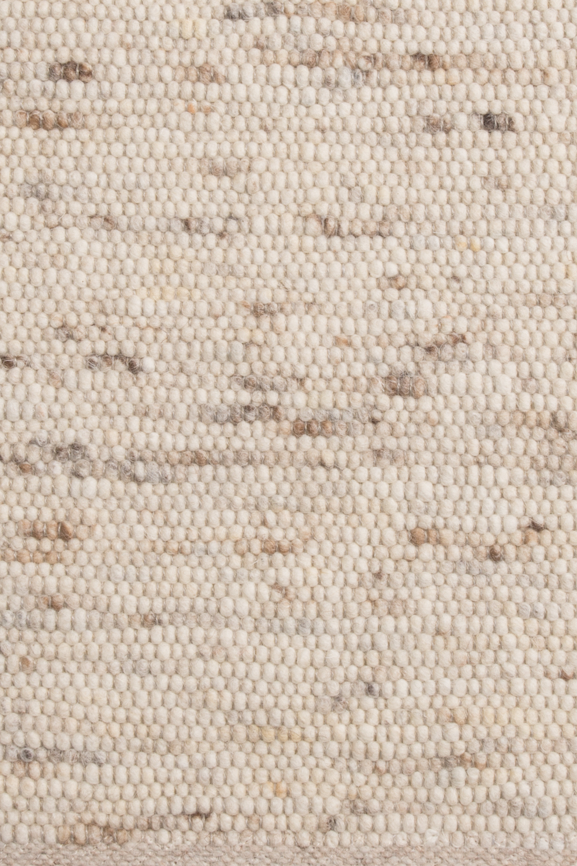 Cream luxury plain handwoven rug