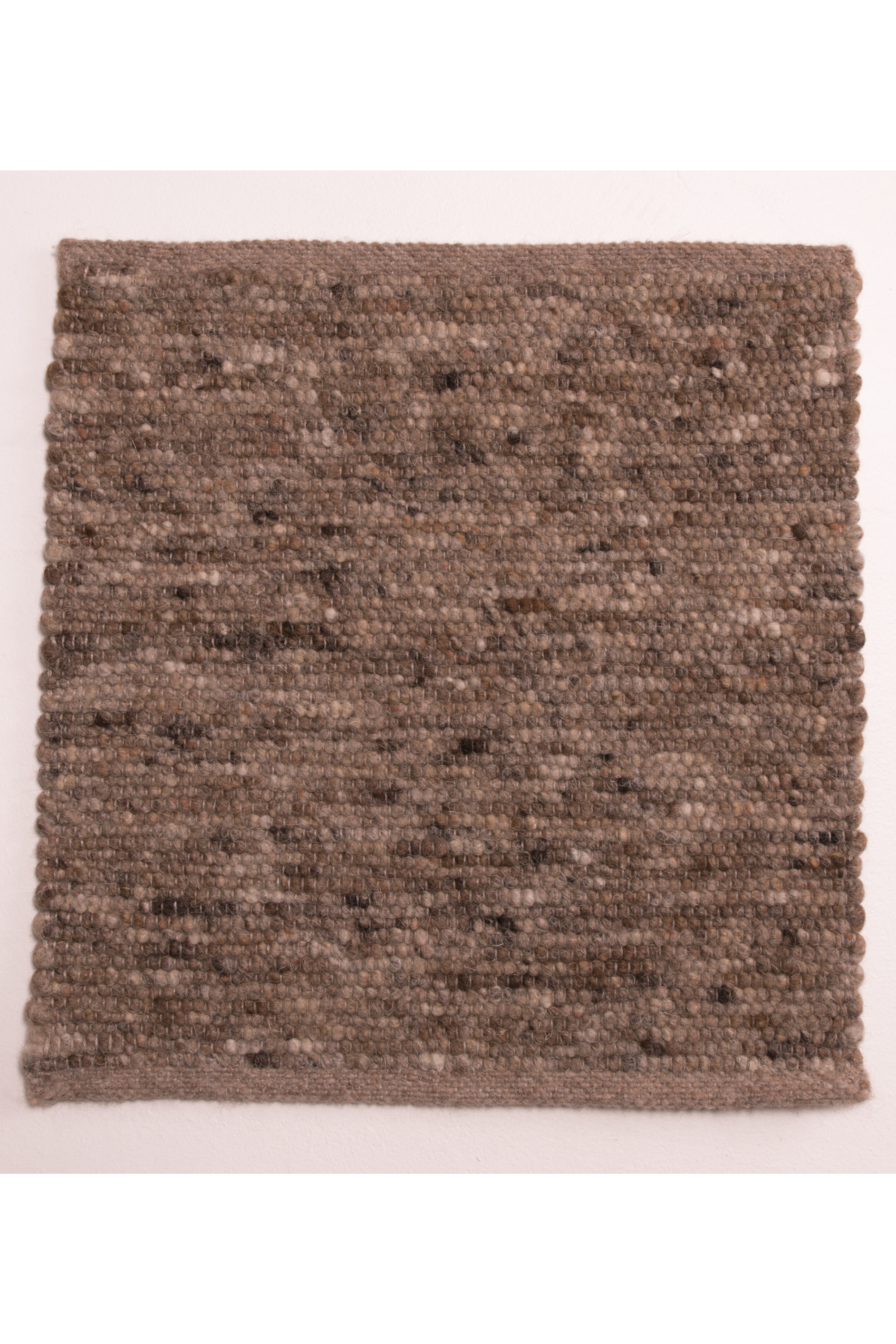 Brown luxury plain handwoven rug