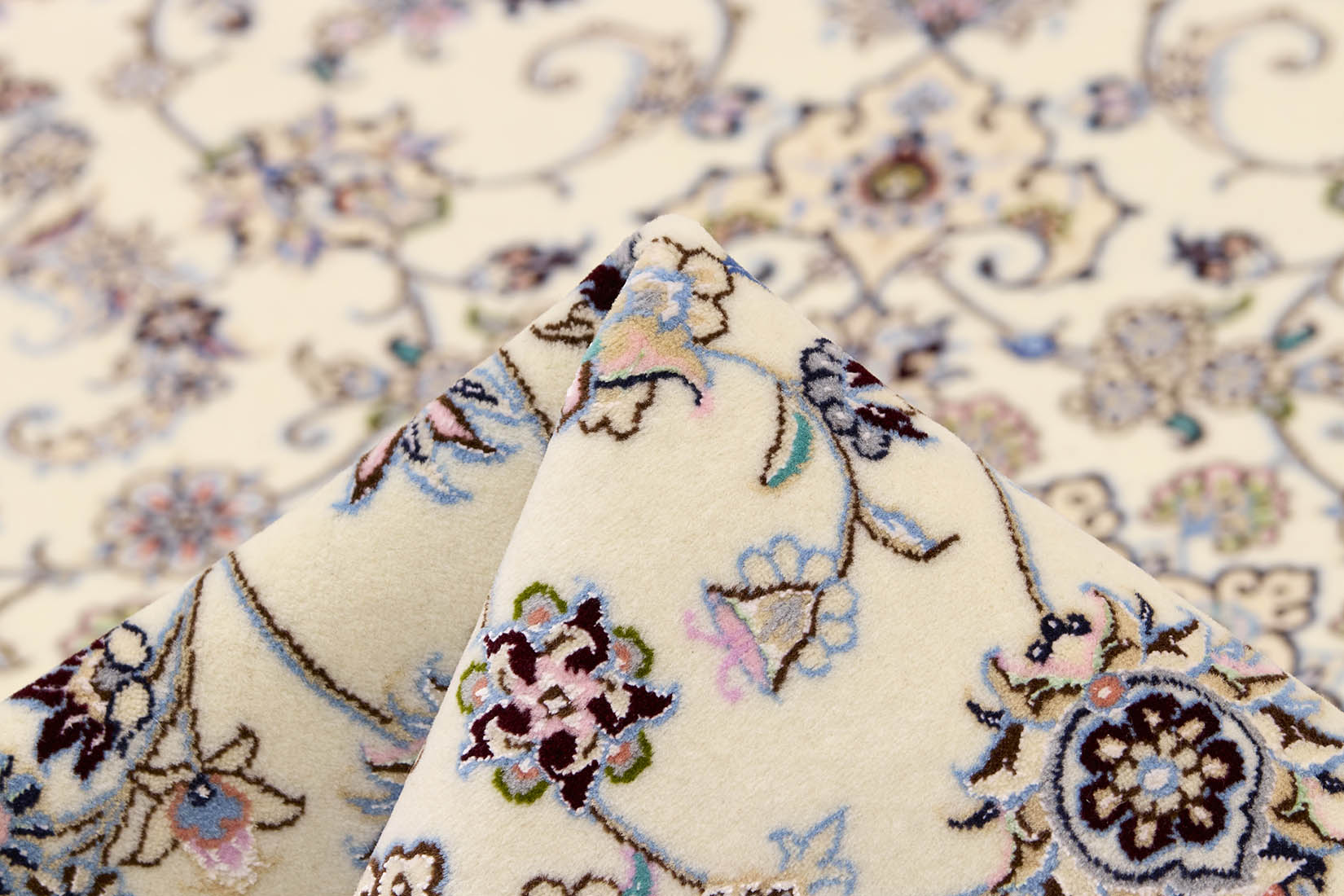 ivory and blue