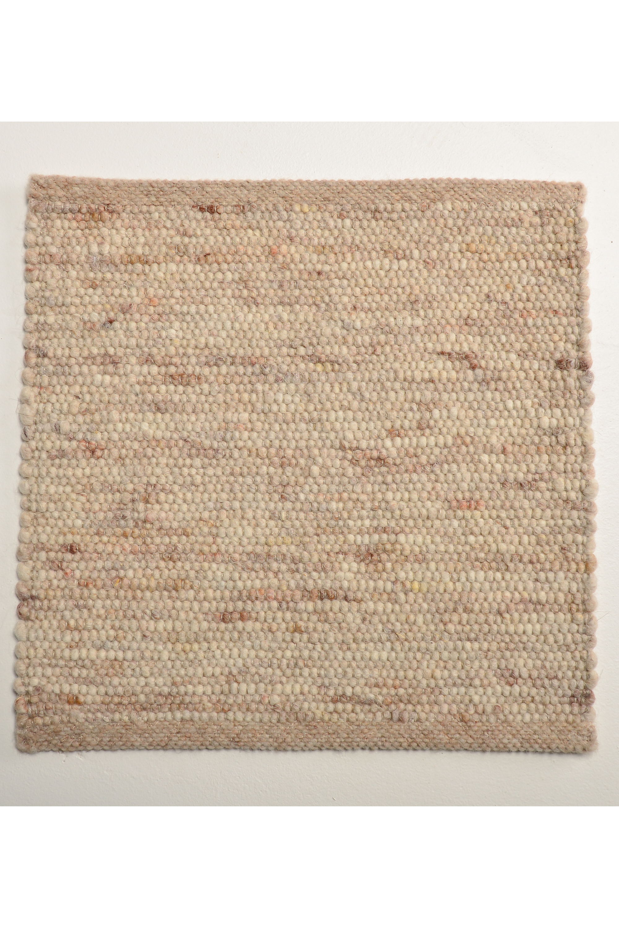 Brown luxury plain handwoven rug