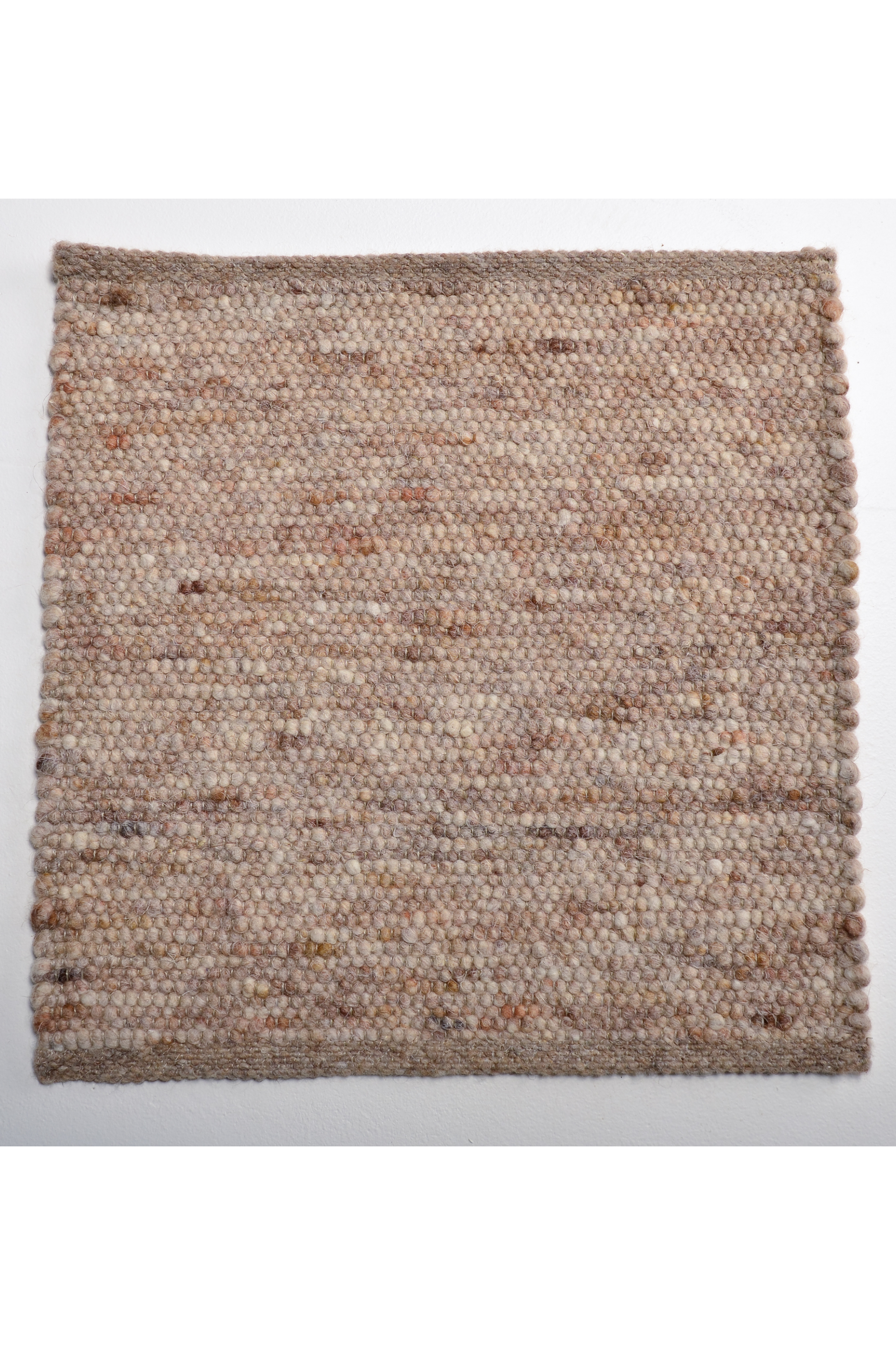 Brown luxury plain handwoven rug