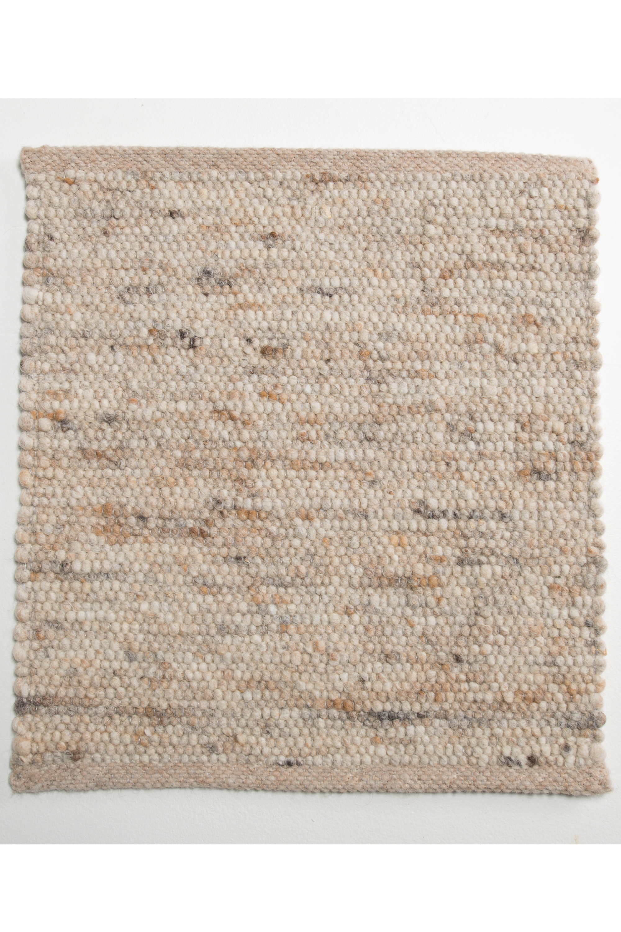 Beige luxury plain handwoven rug