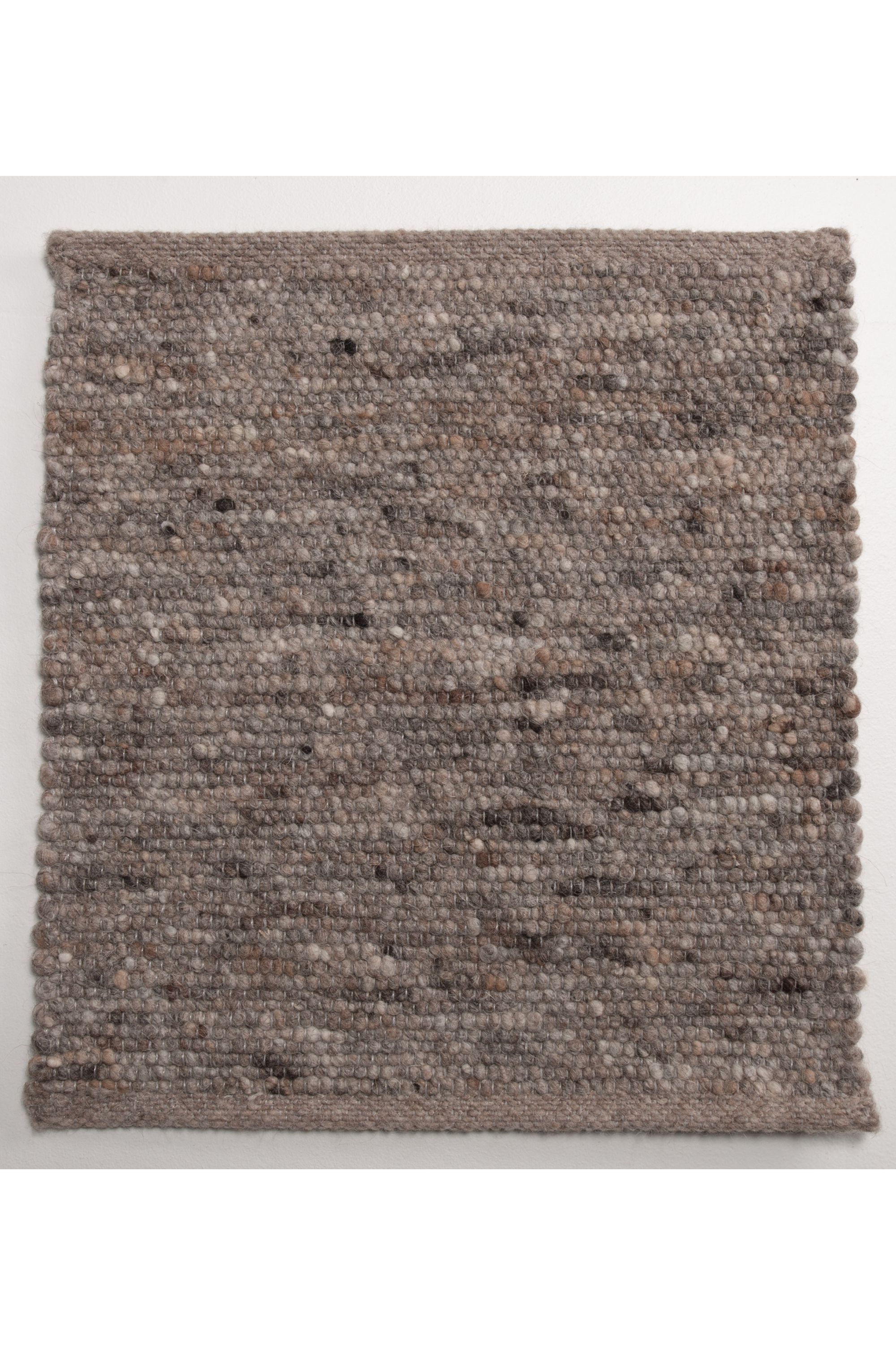 Brown luxury plain handwoven rug