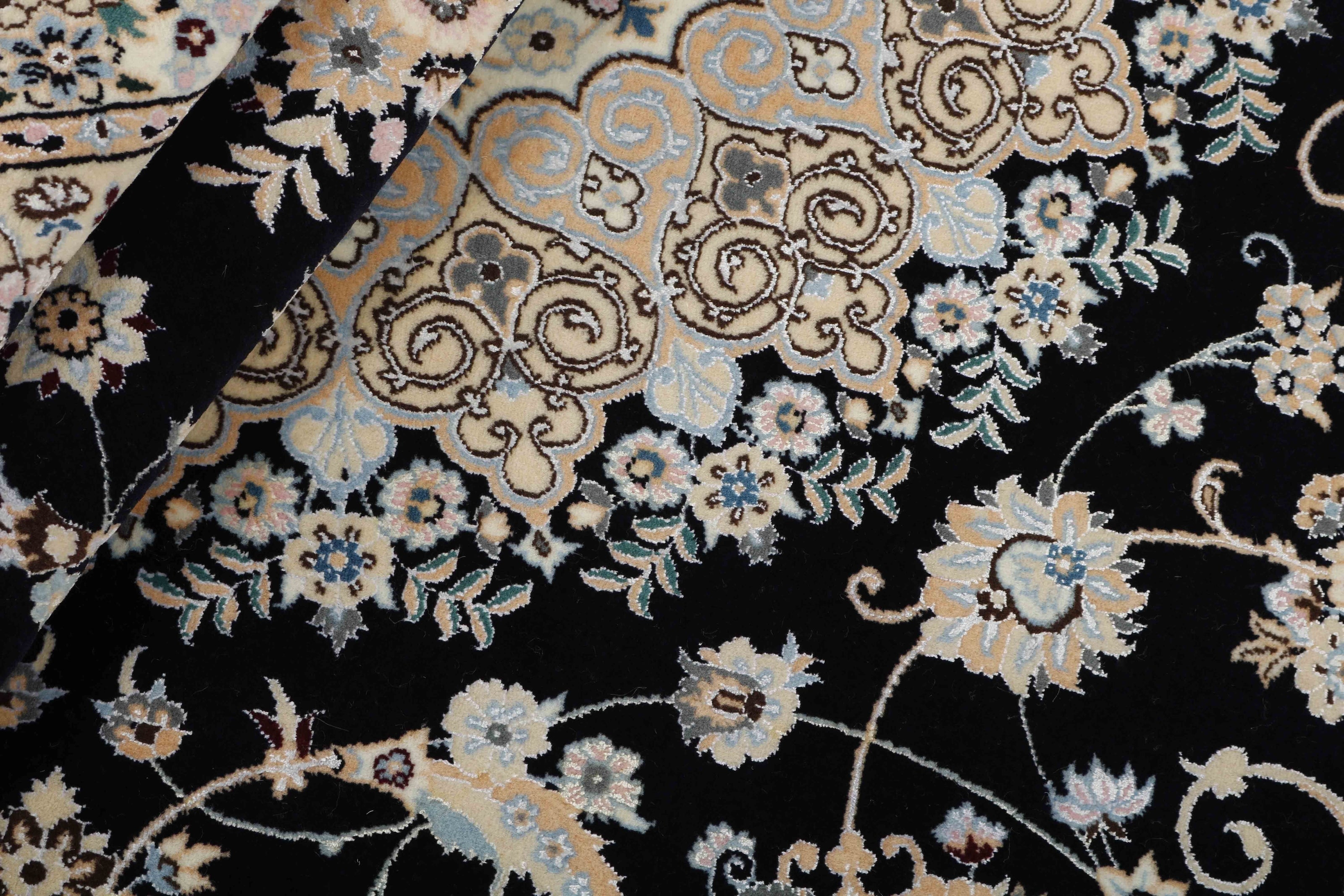 blue and black