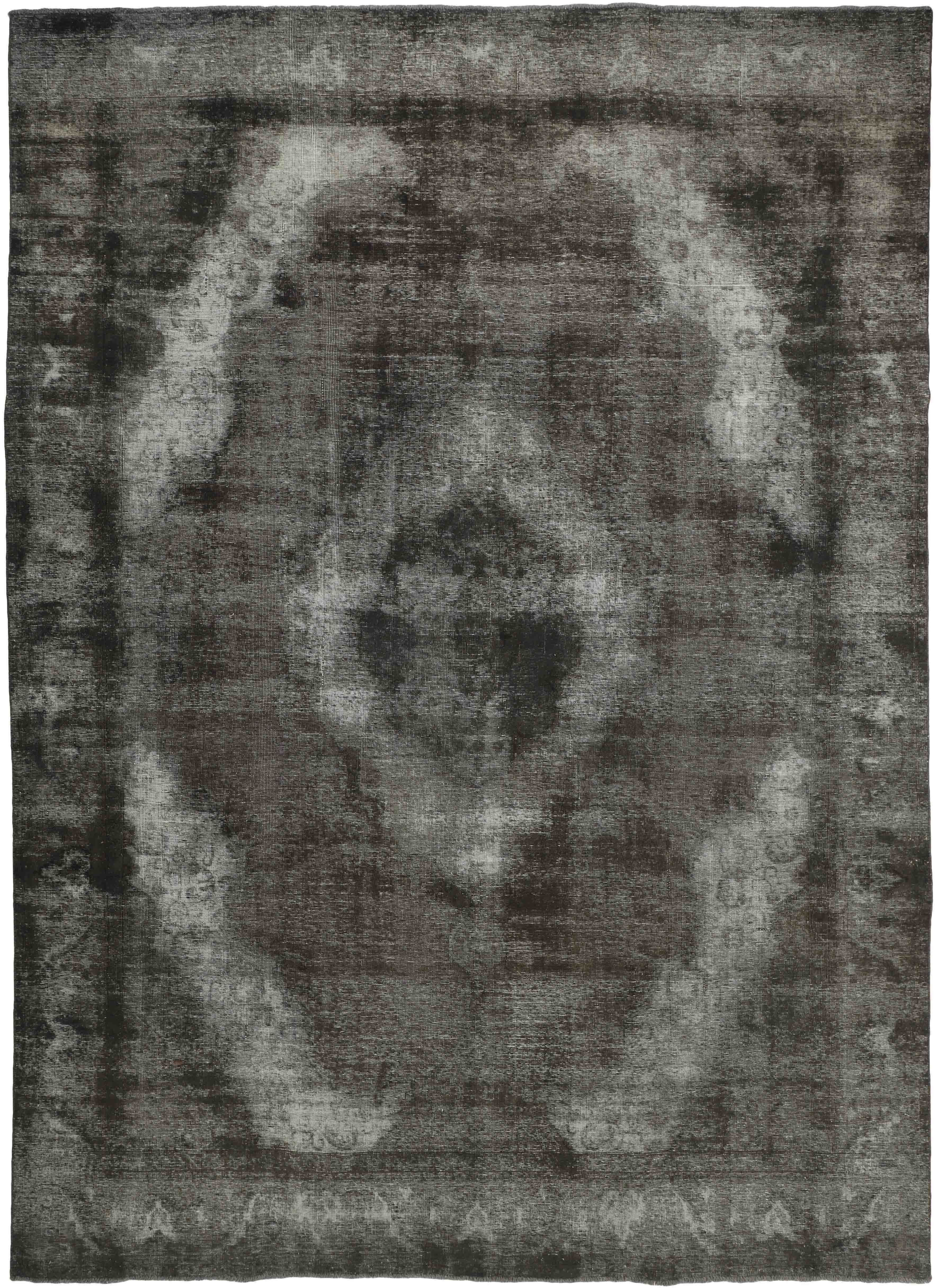 black vintage persian rug