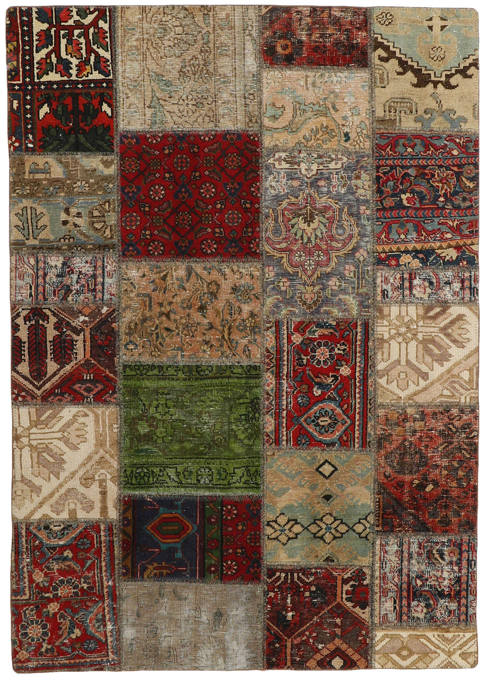 Vintage Patchwork Rug | Persian Rugs | Rugs.ie, Ireland -1323342