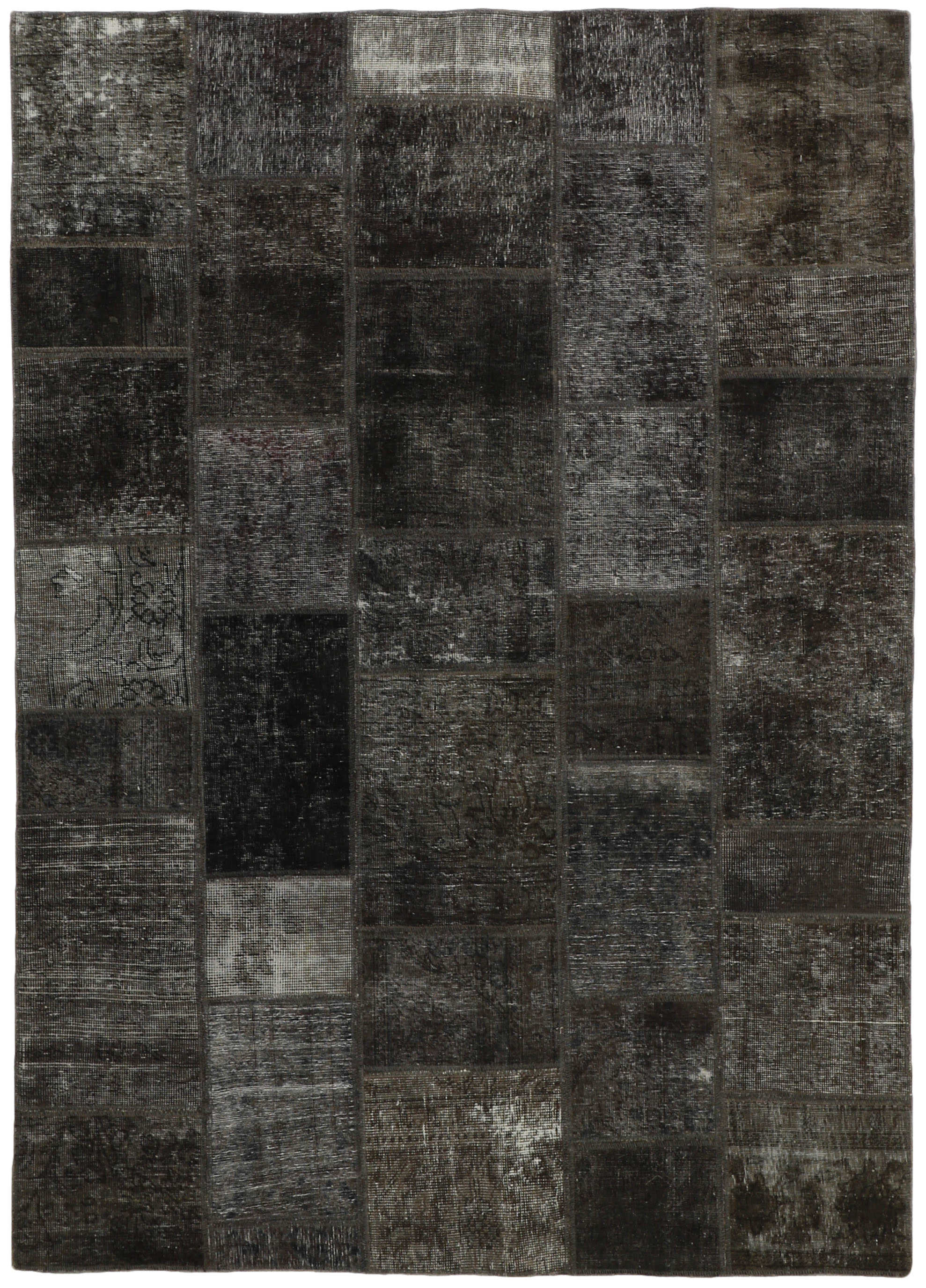 Authentic oriental rug with traditional floral design in beige