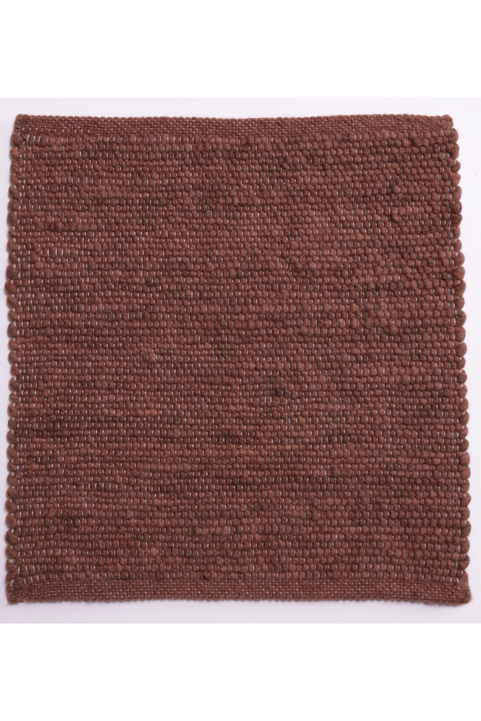 Red luxury plain handwoven rug