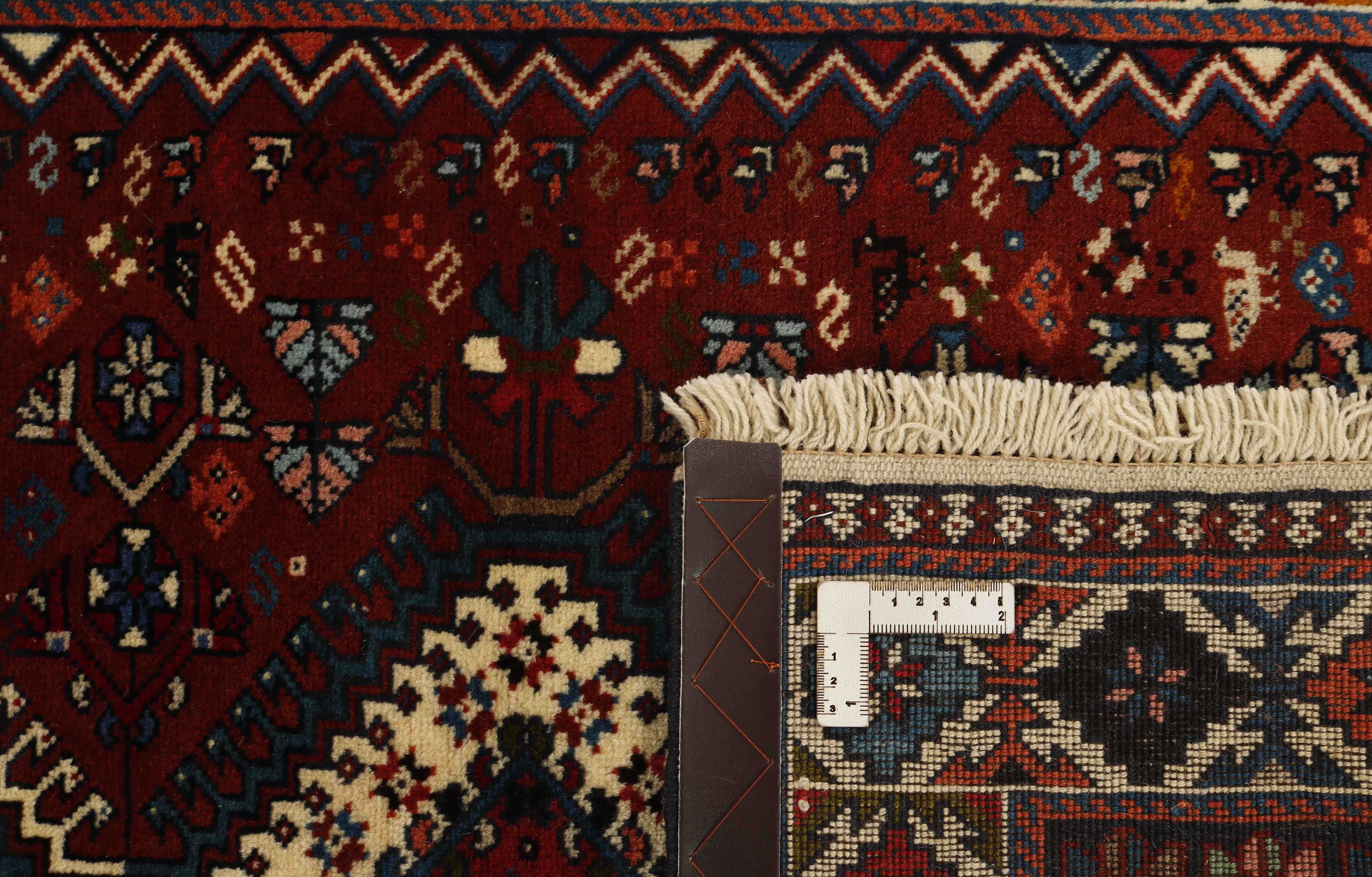 multicolour Authentic persian rug with a traditional design