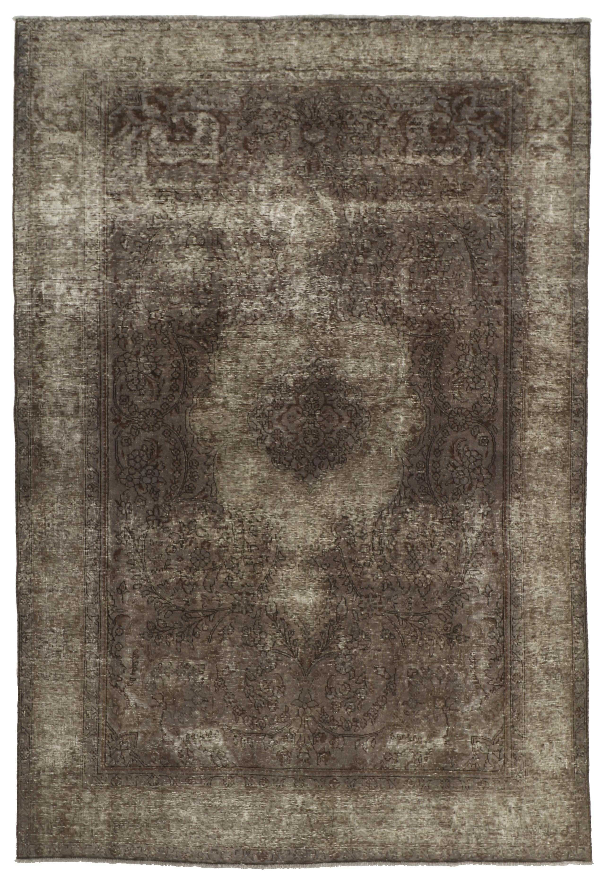 black vintage persian rug