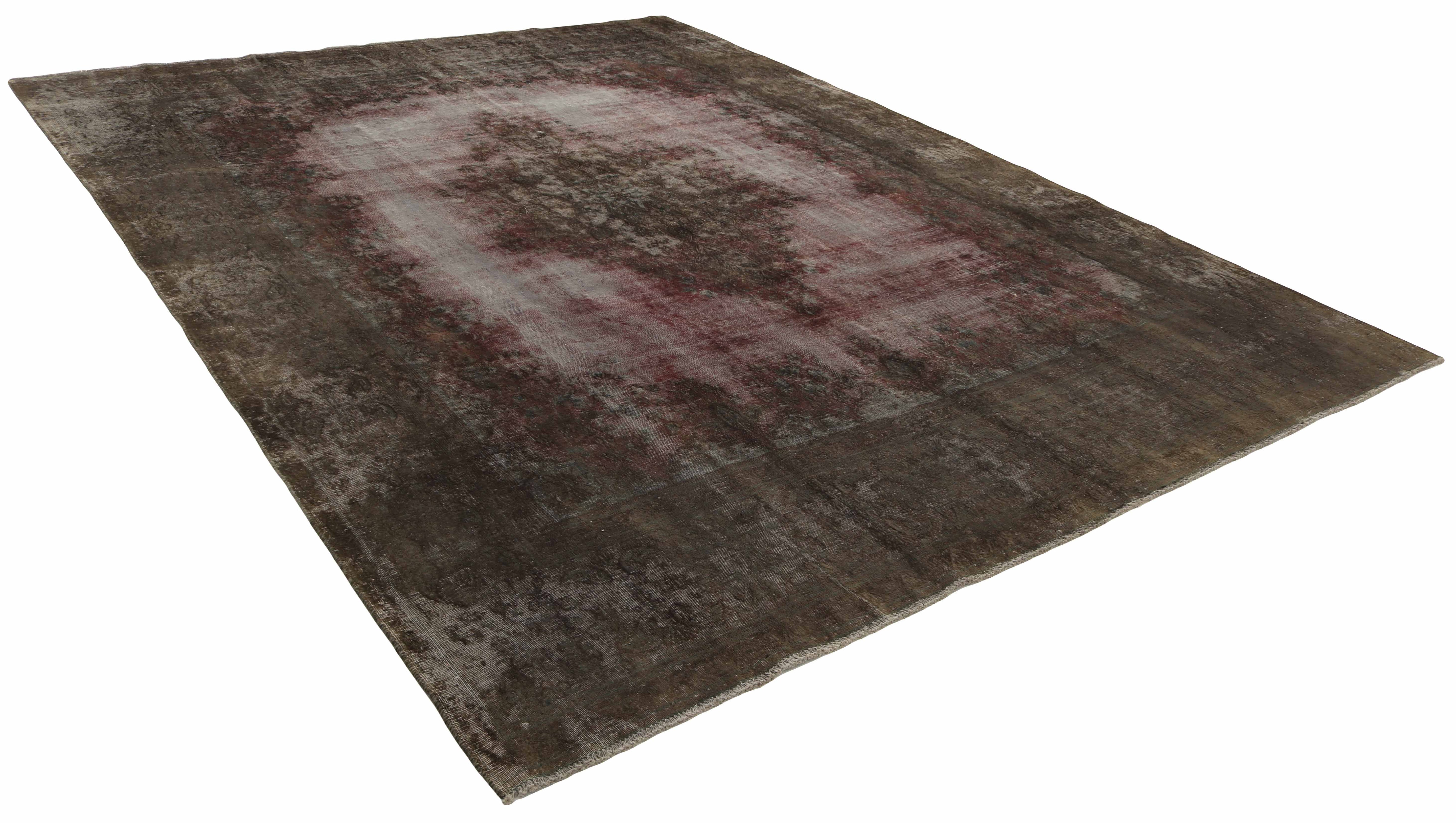 distressed vintage persian rug