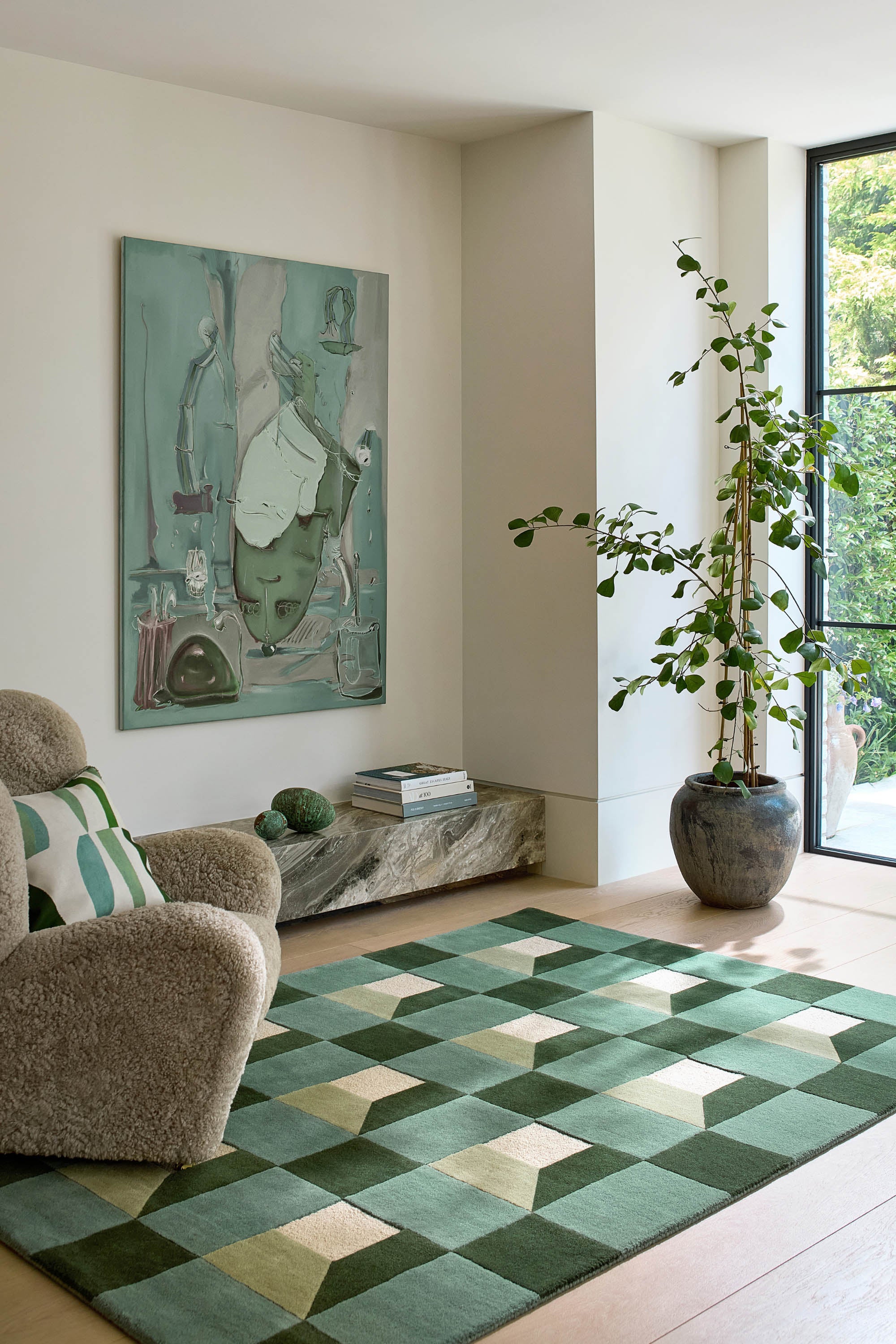 Harlequin Blocks Fern 141907