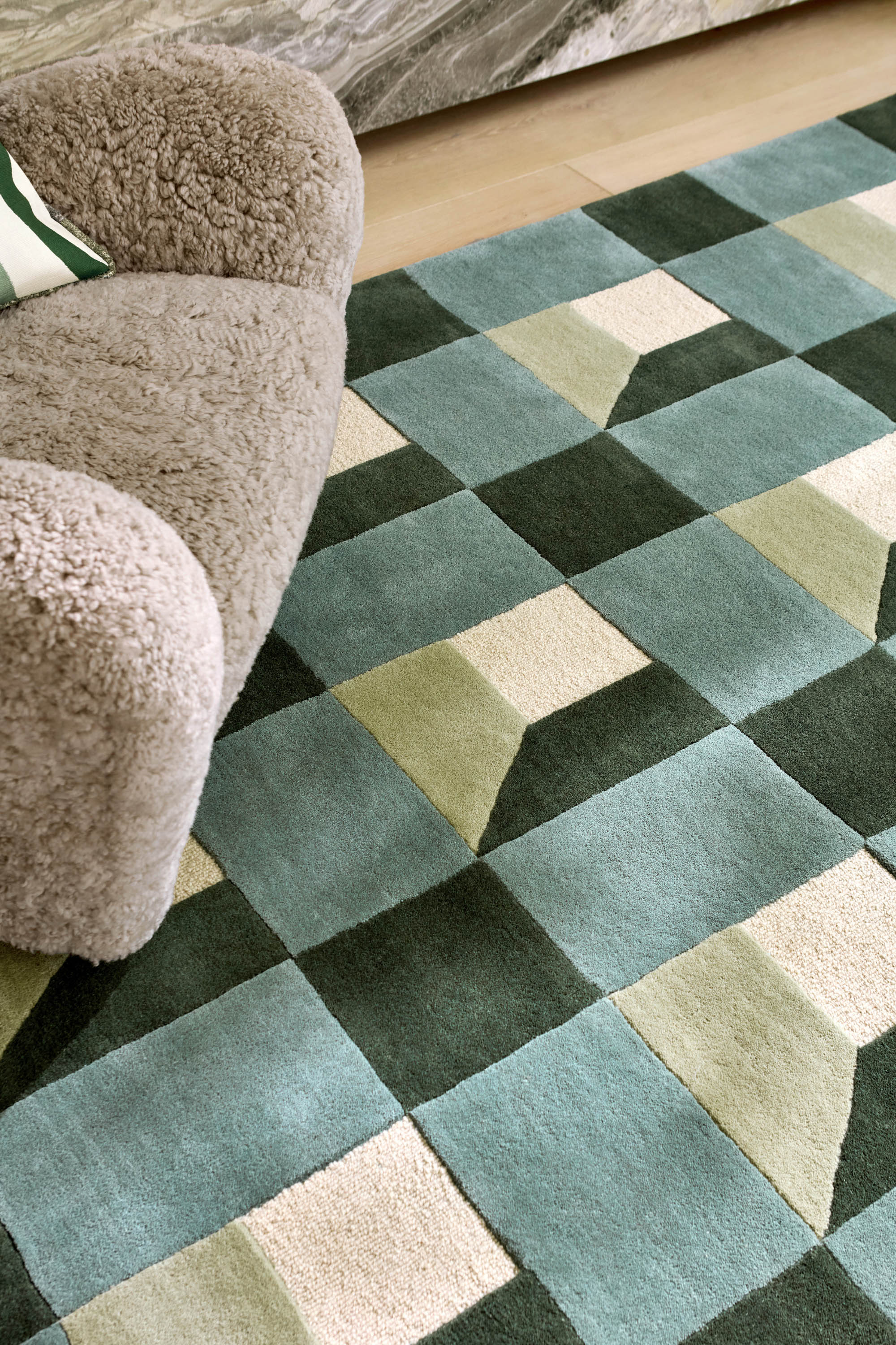 Harlequin Blocks Fern 141907