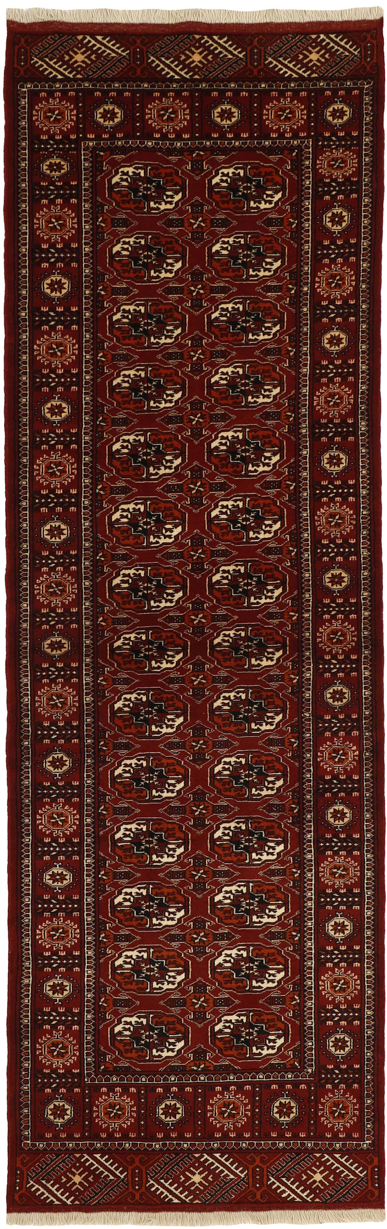 authentic blue, red and black persian runner