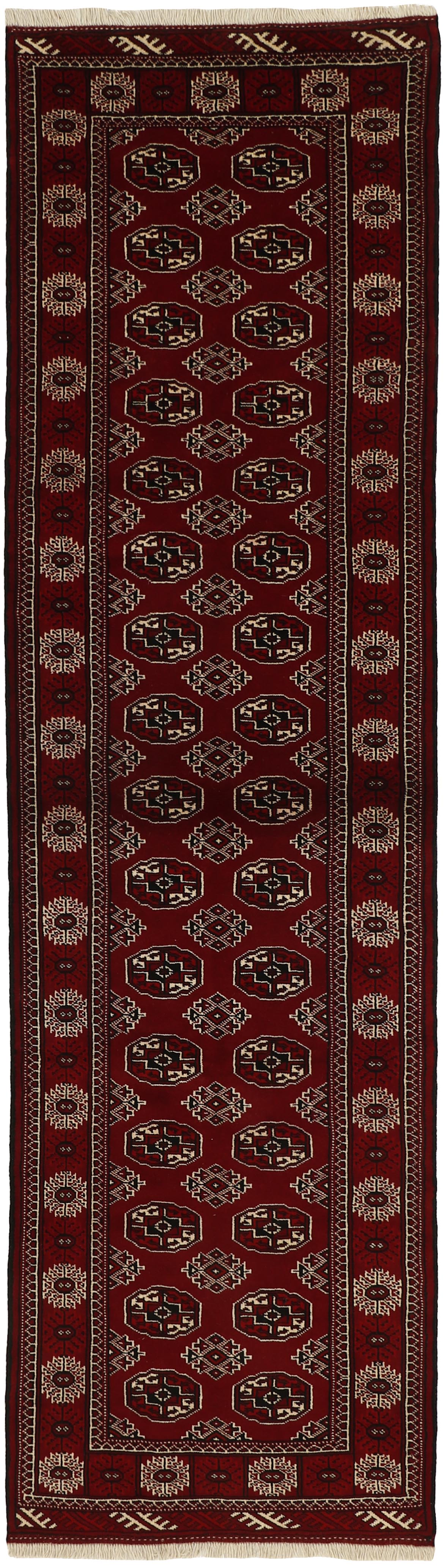 authentic blue, red and black persian runner