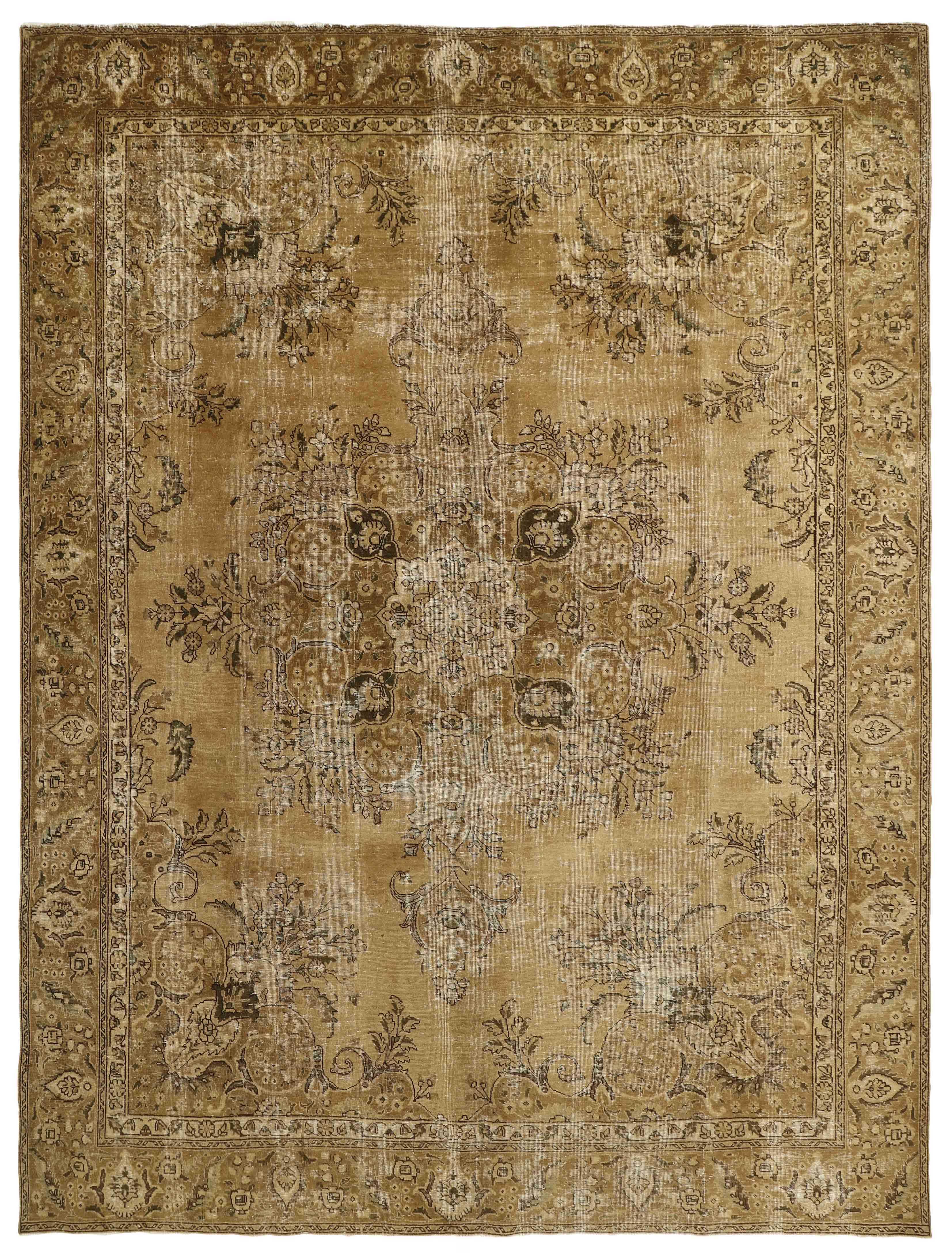 beige vintage persian rug