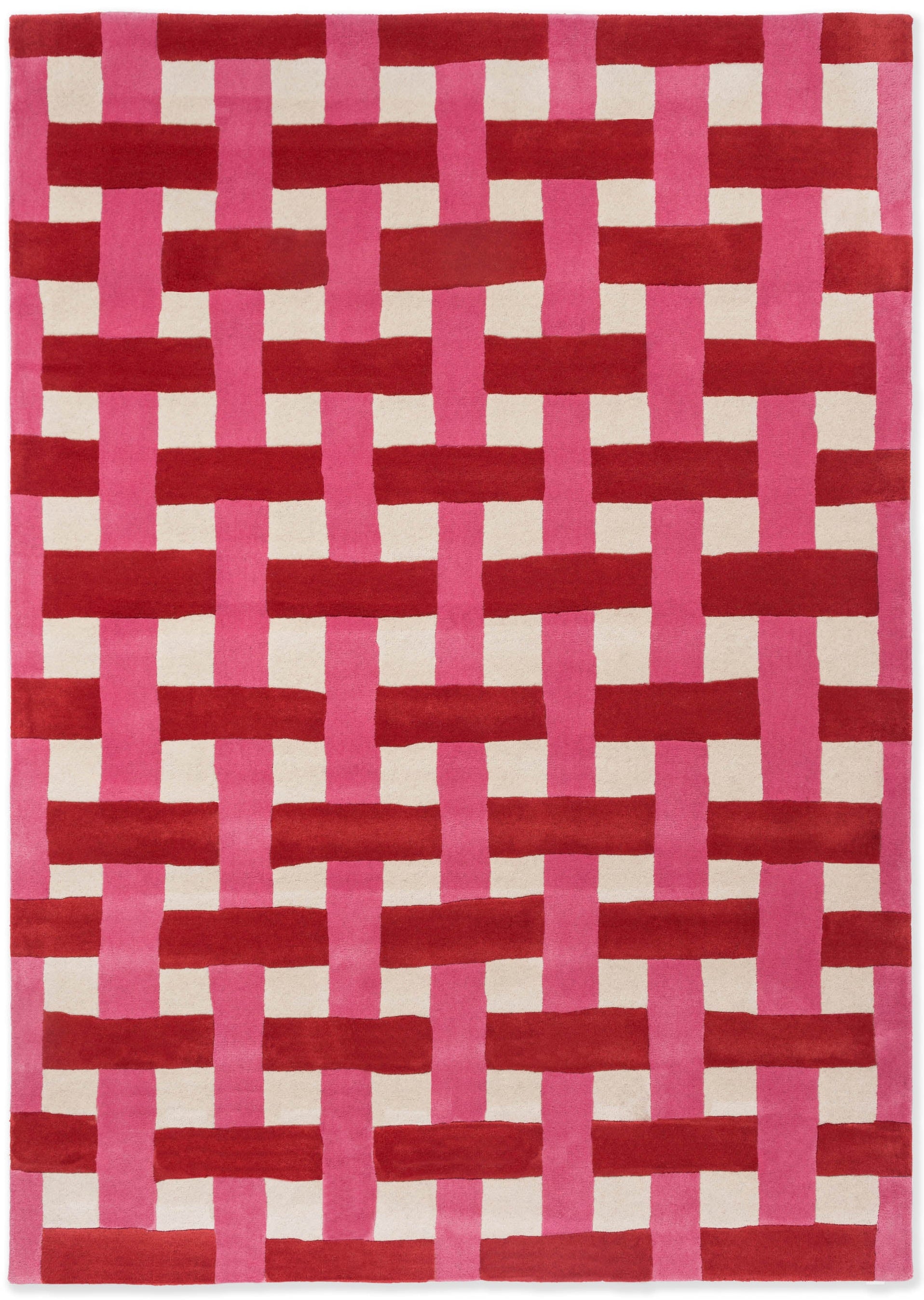 Harlequin Basketweave Coral/Rose 144102