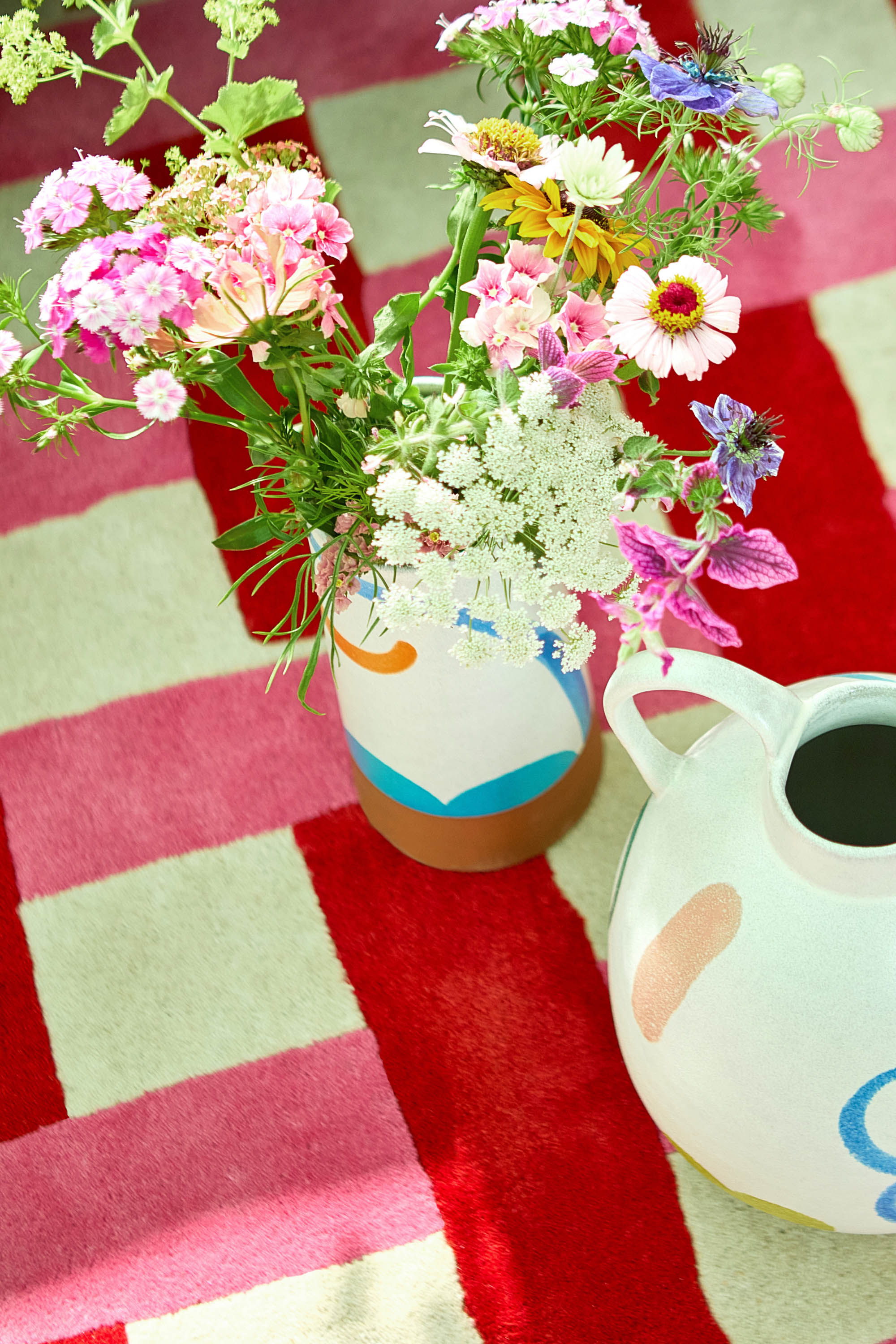 Harlequin Basketweave Coral/Rose 144102