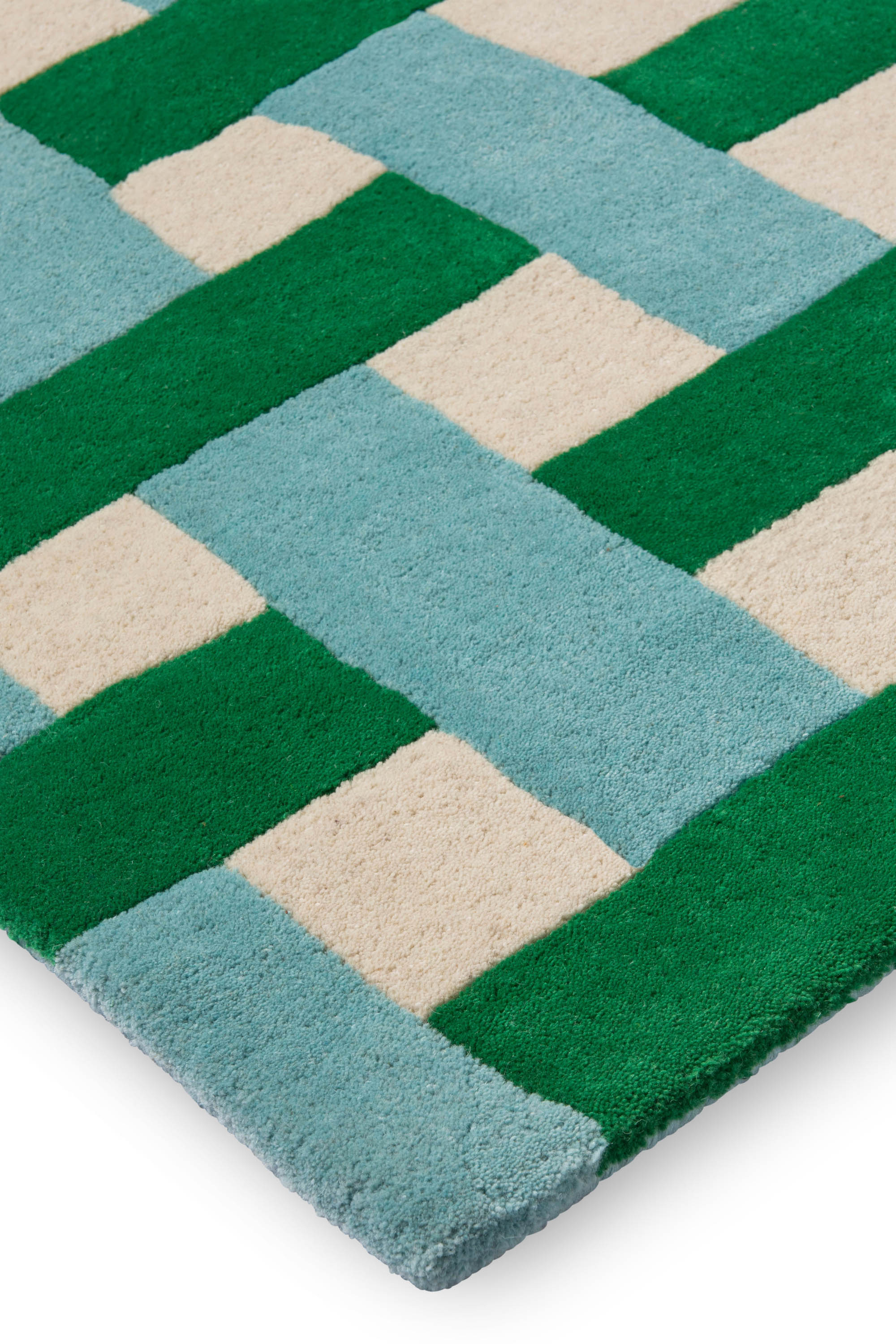 Harlequin Basketweave Emerald/Aquamarine 144107