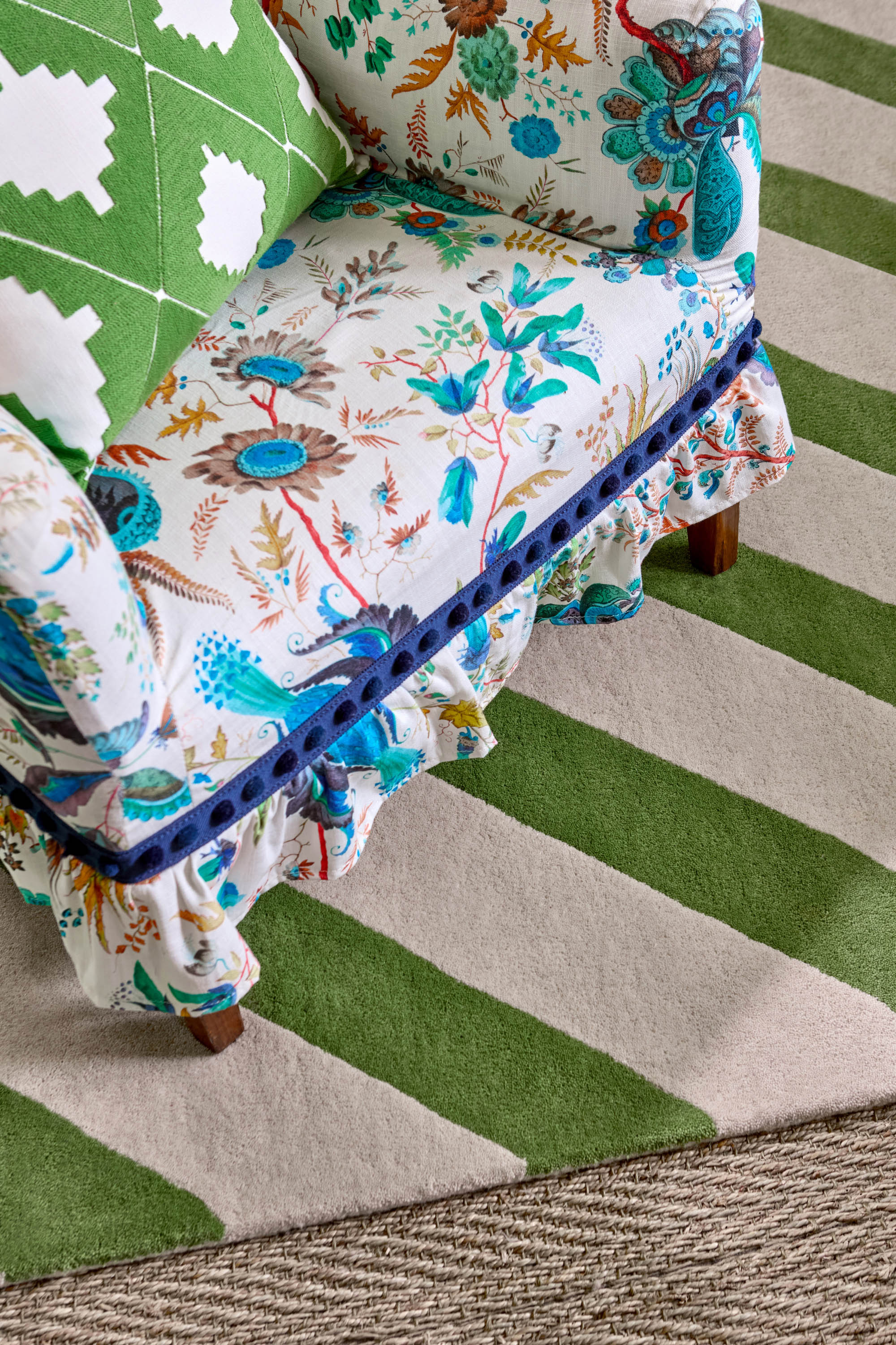Harlequin Paper Straw Peridot 144317