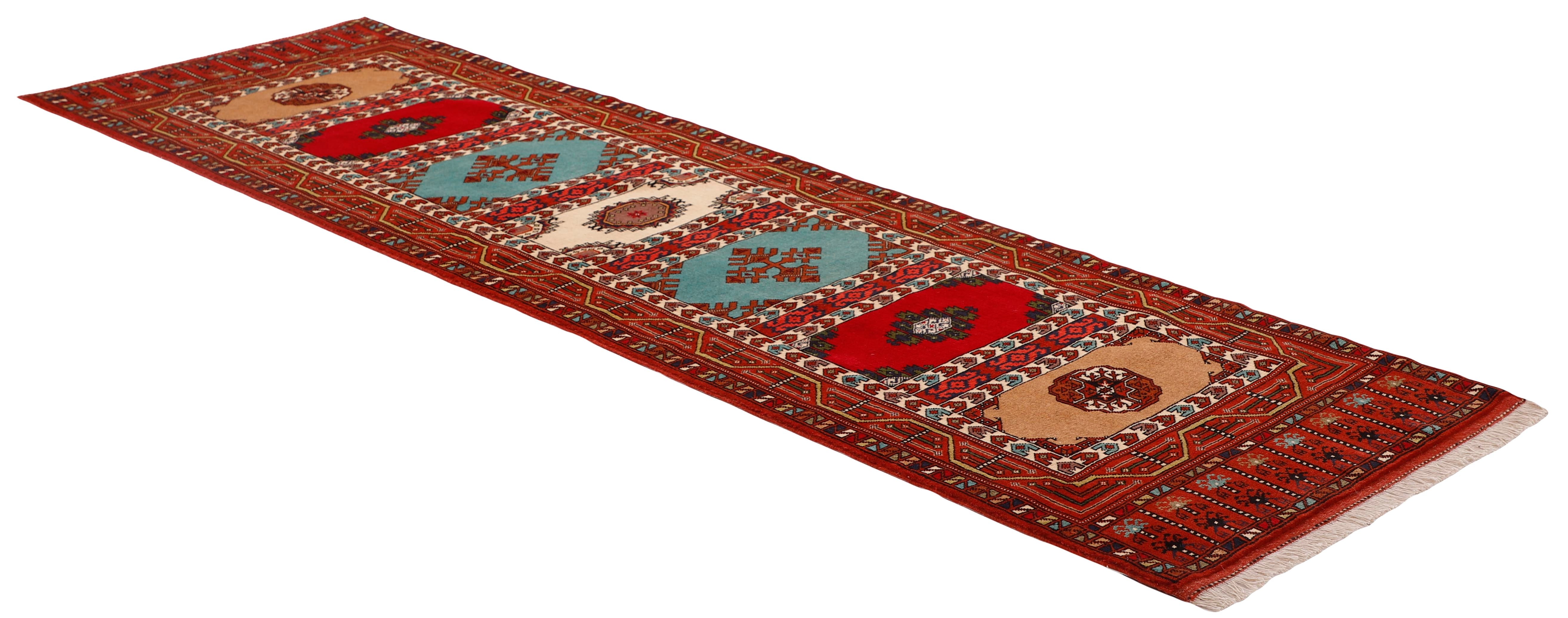 authentic red and black persian runner