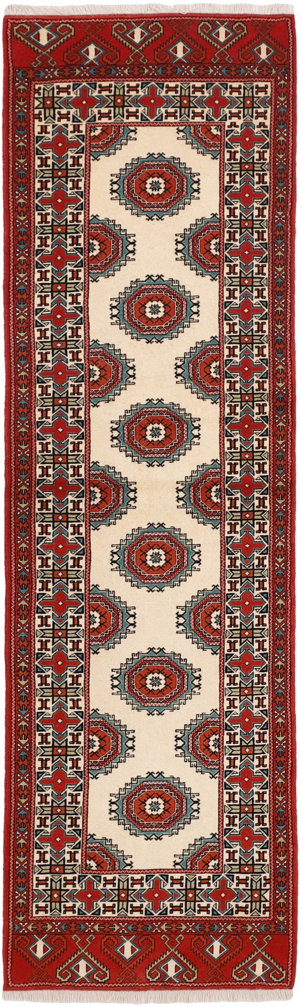 authentic red and black persian runner
