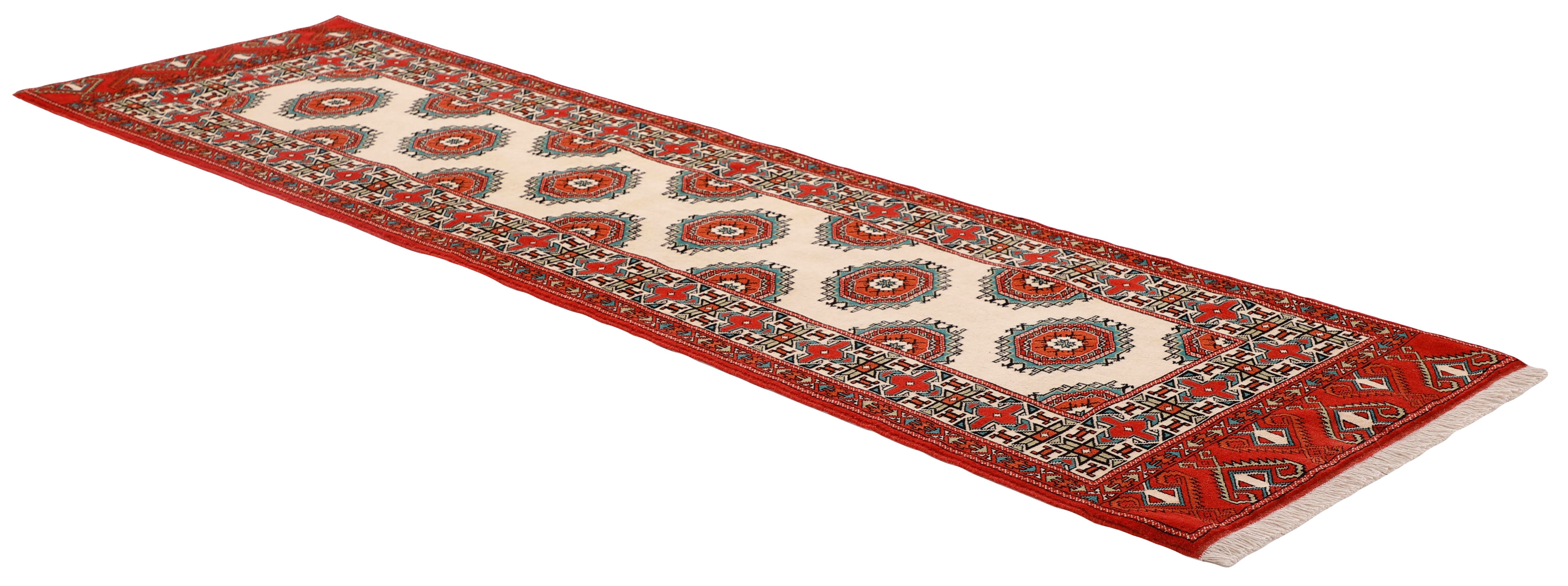 authentic red and black persian runner