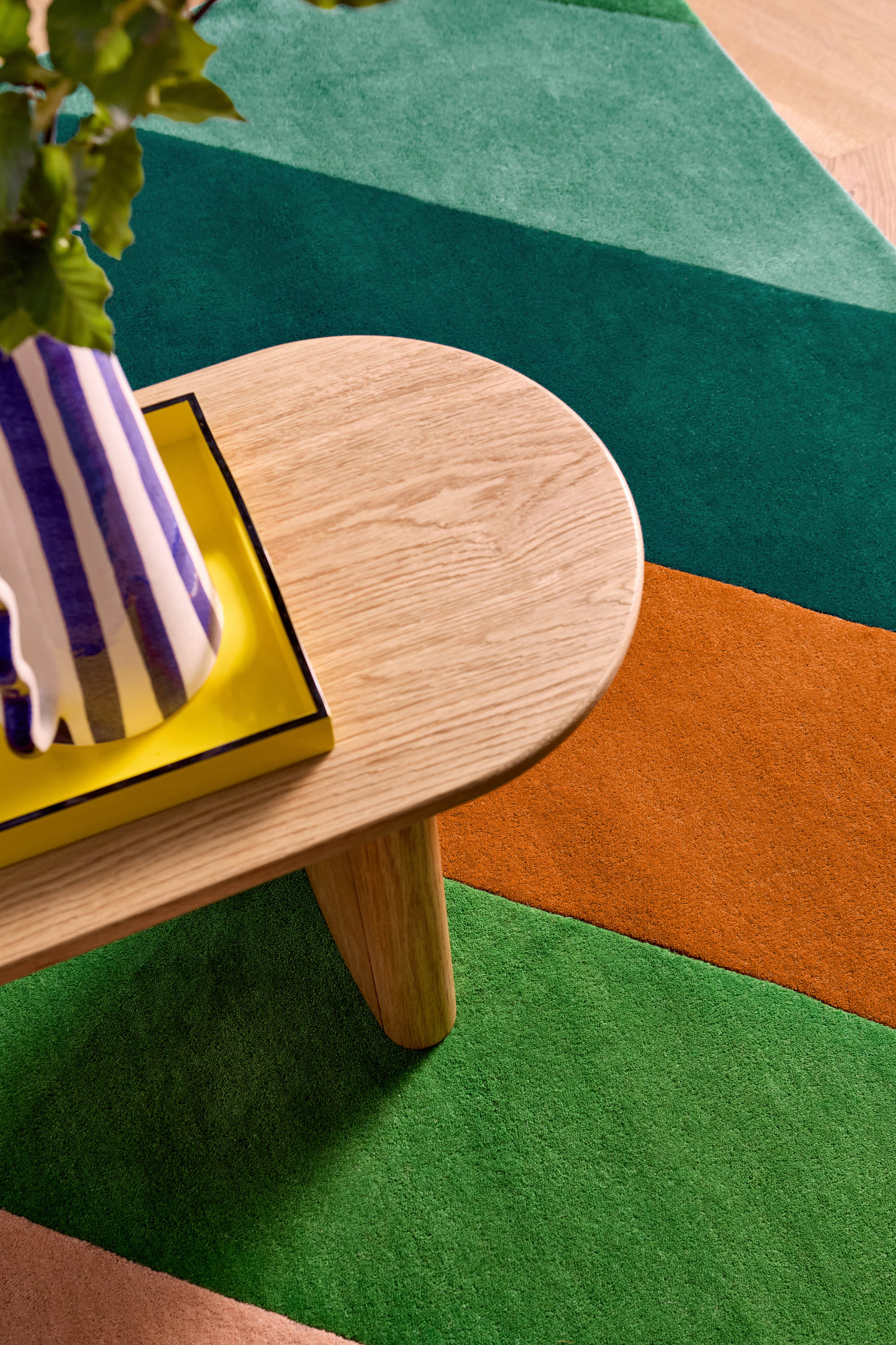 Harlequin Sherbet Stripe Emerald/Amber 144417
