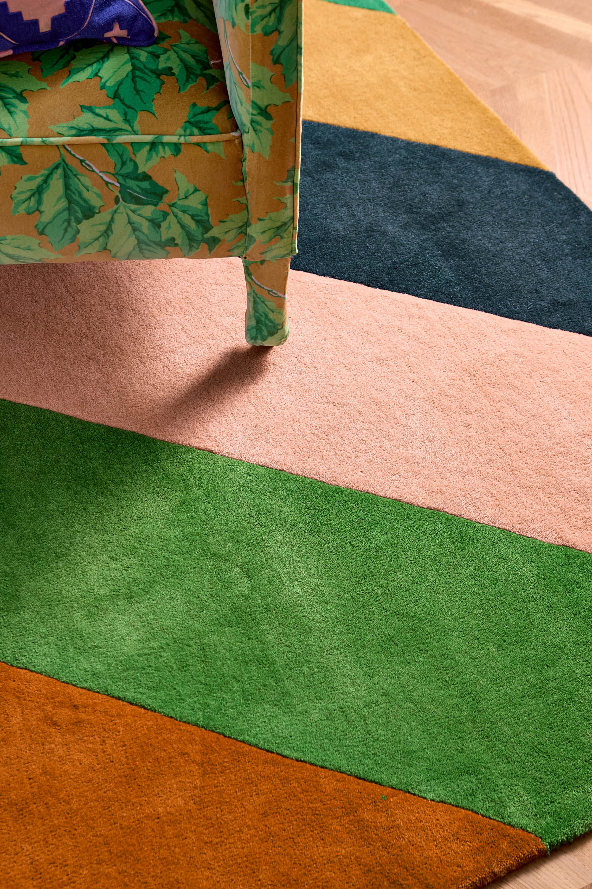 Harlequin Sherbet Stripe Emerald/Amber 144417