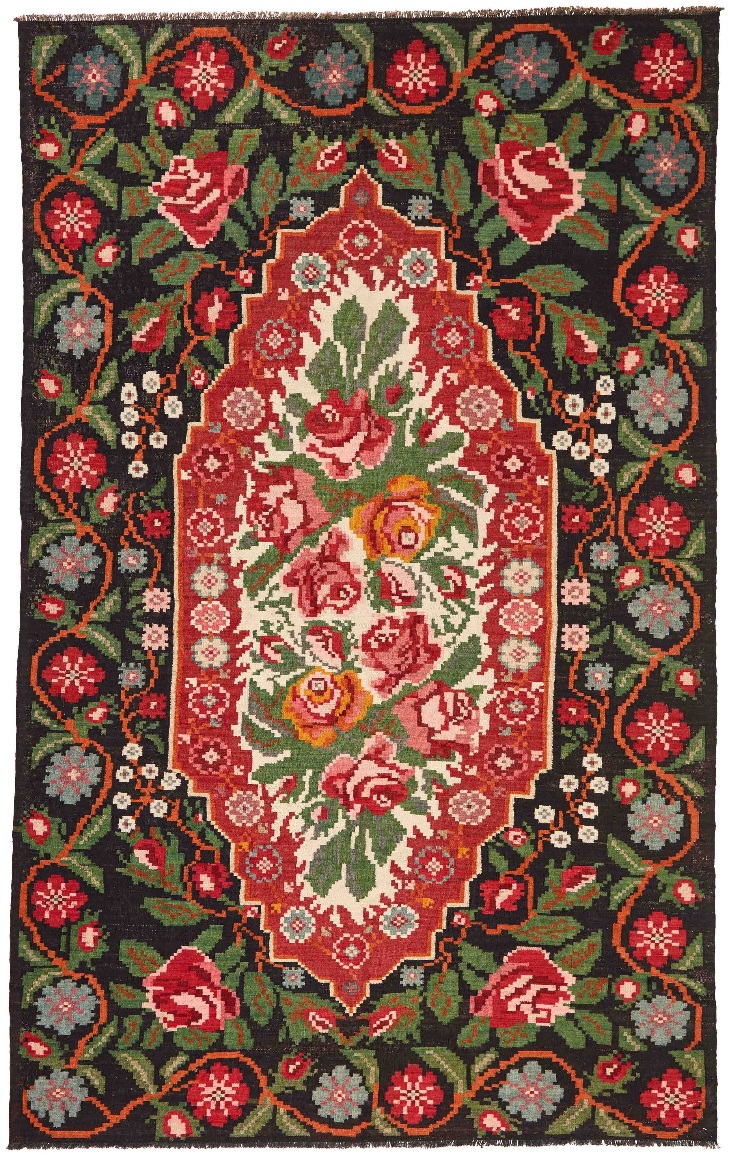 Rose Kilim Old