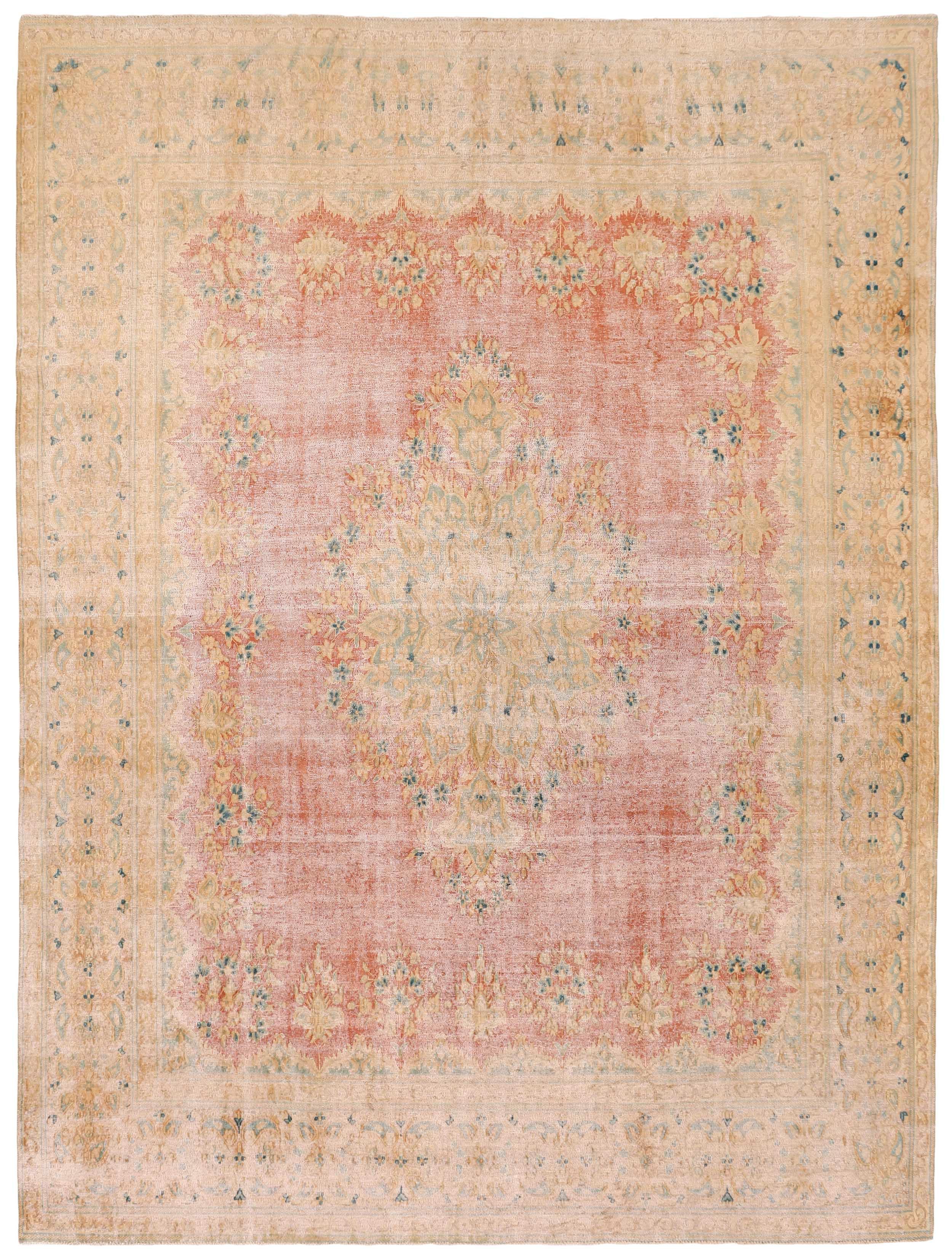distressed vintage persian rug