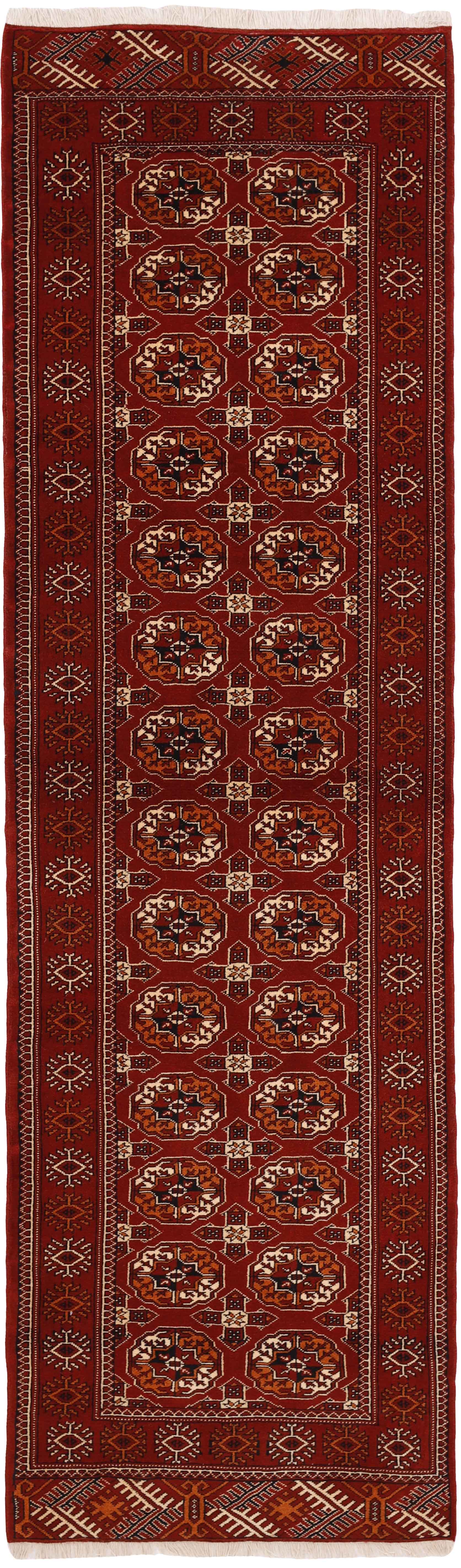 authentic red and black persian runner