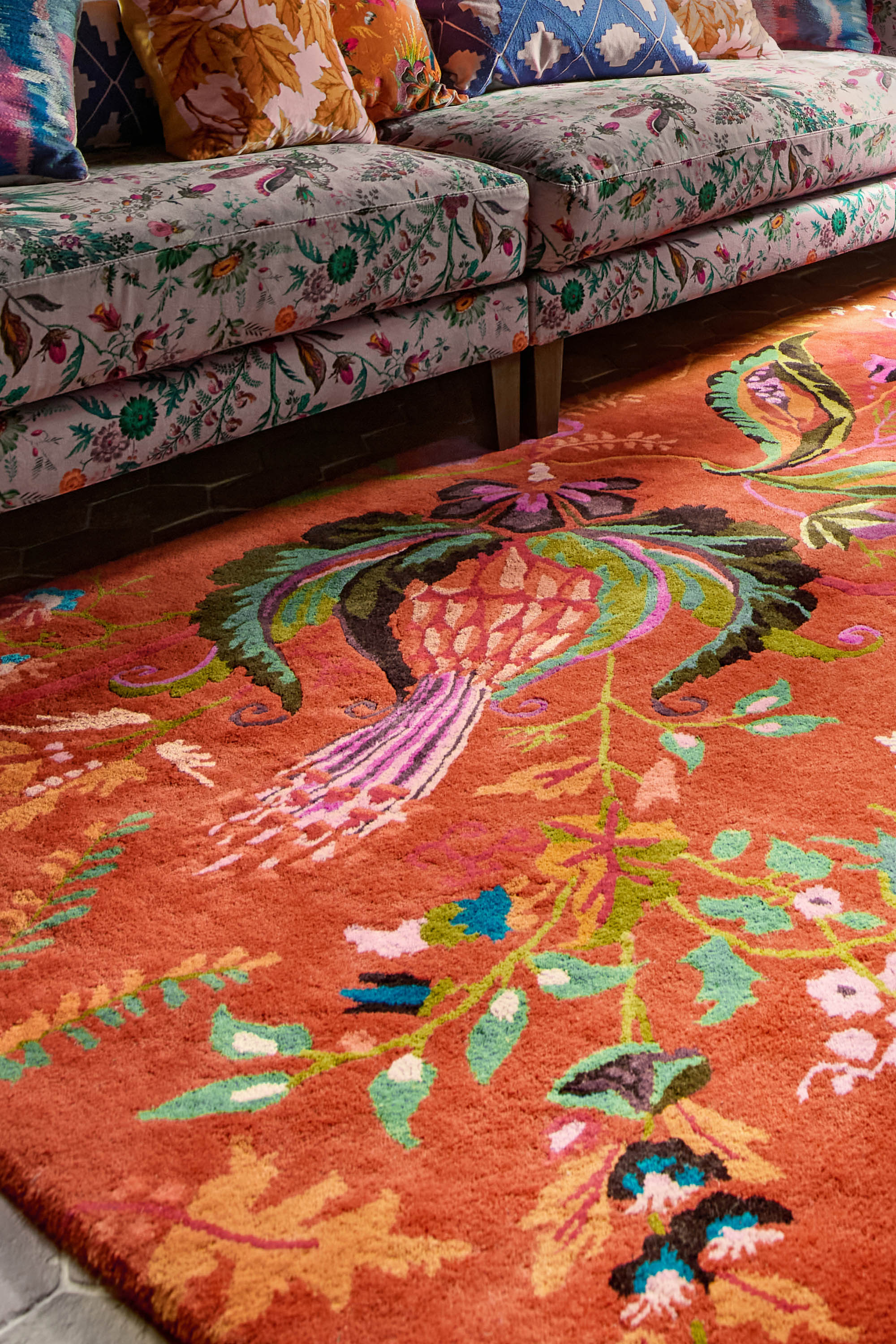 Harlequin Wonderland Floral Amber/Lapis 144713