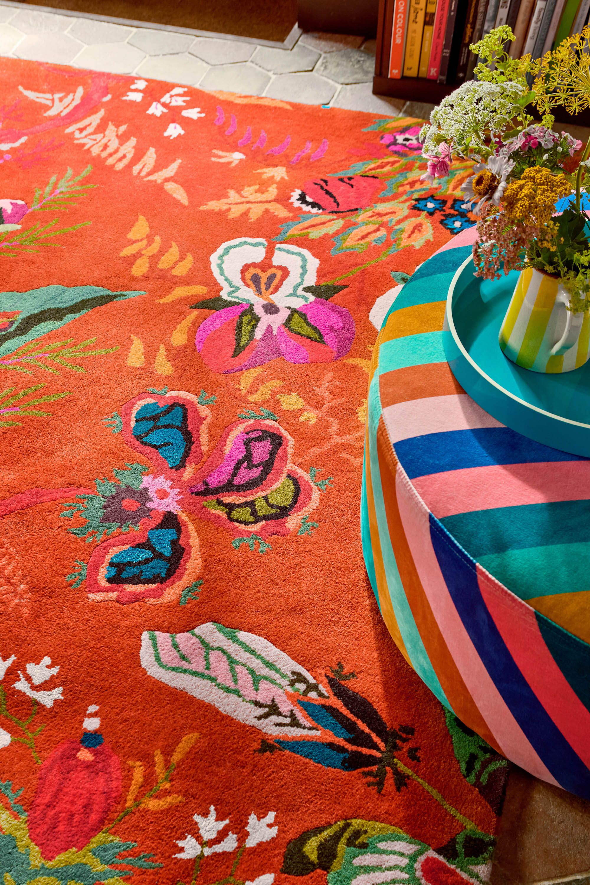 Harlequin Wonderland Floral Amber/Lapis 144713