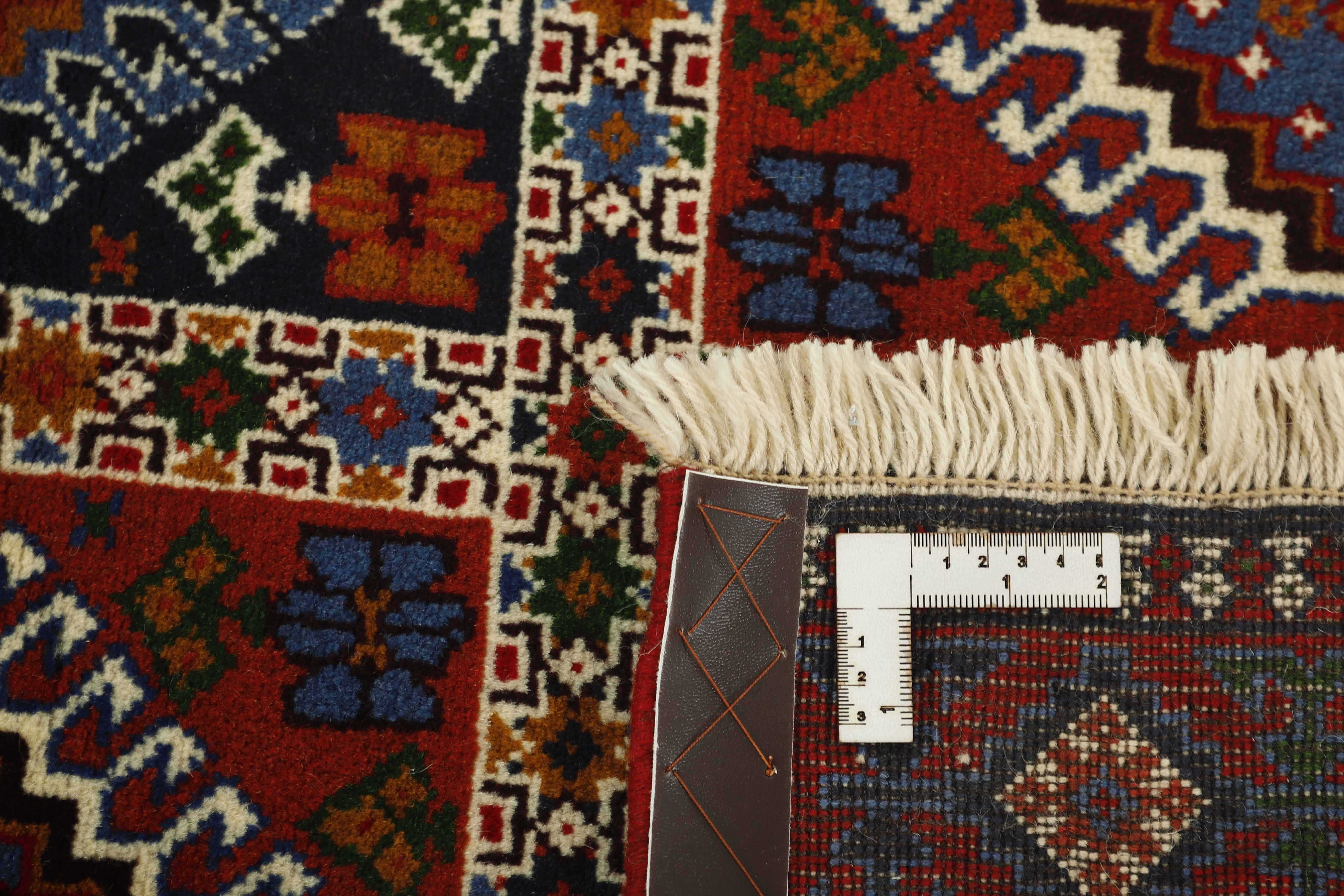 multicolour authentic persian rug with a traditional design