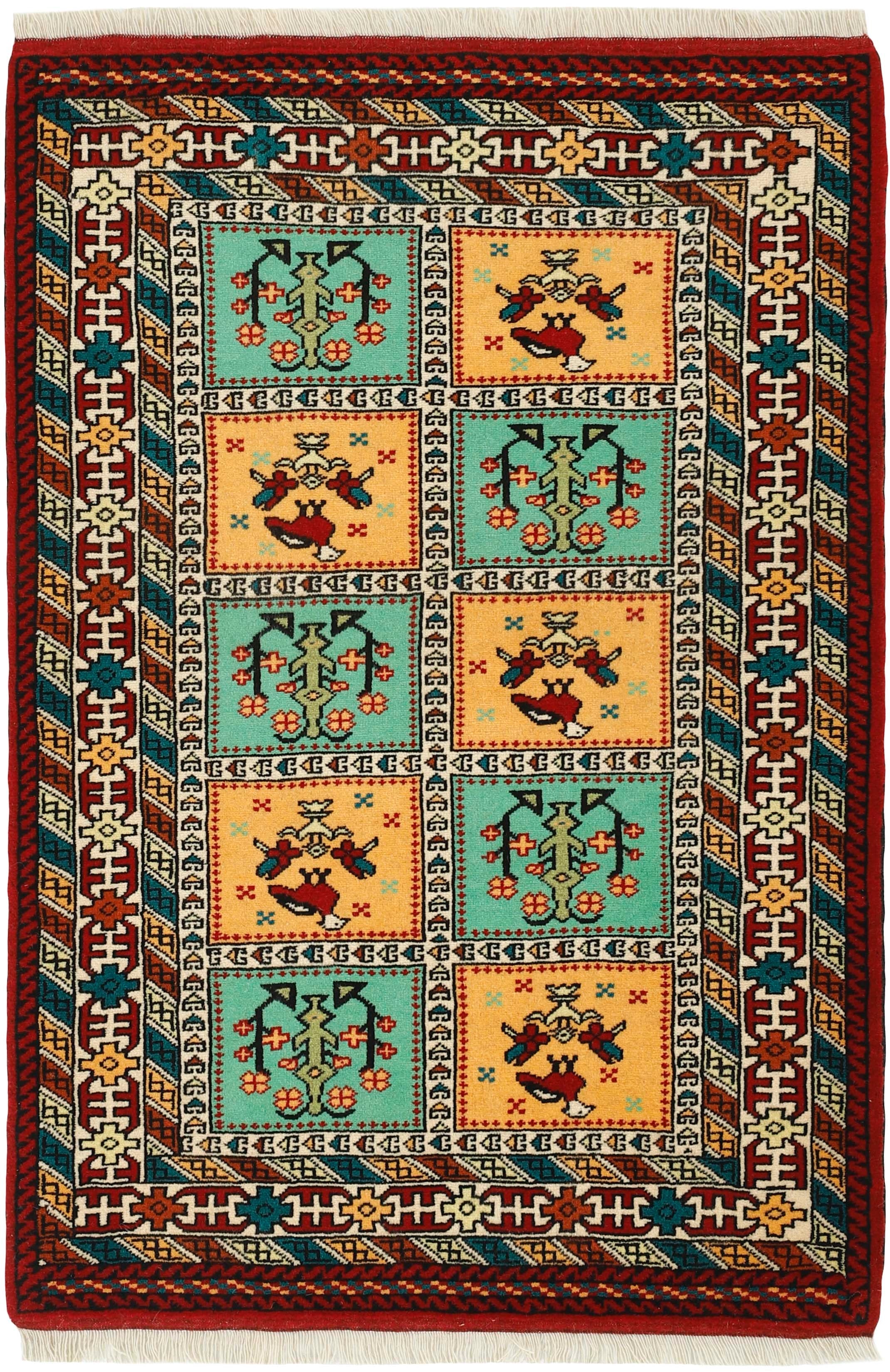 authentic red and black persian rug
