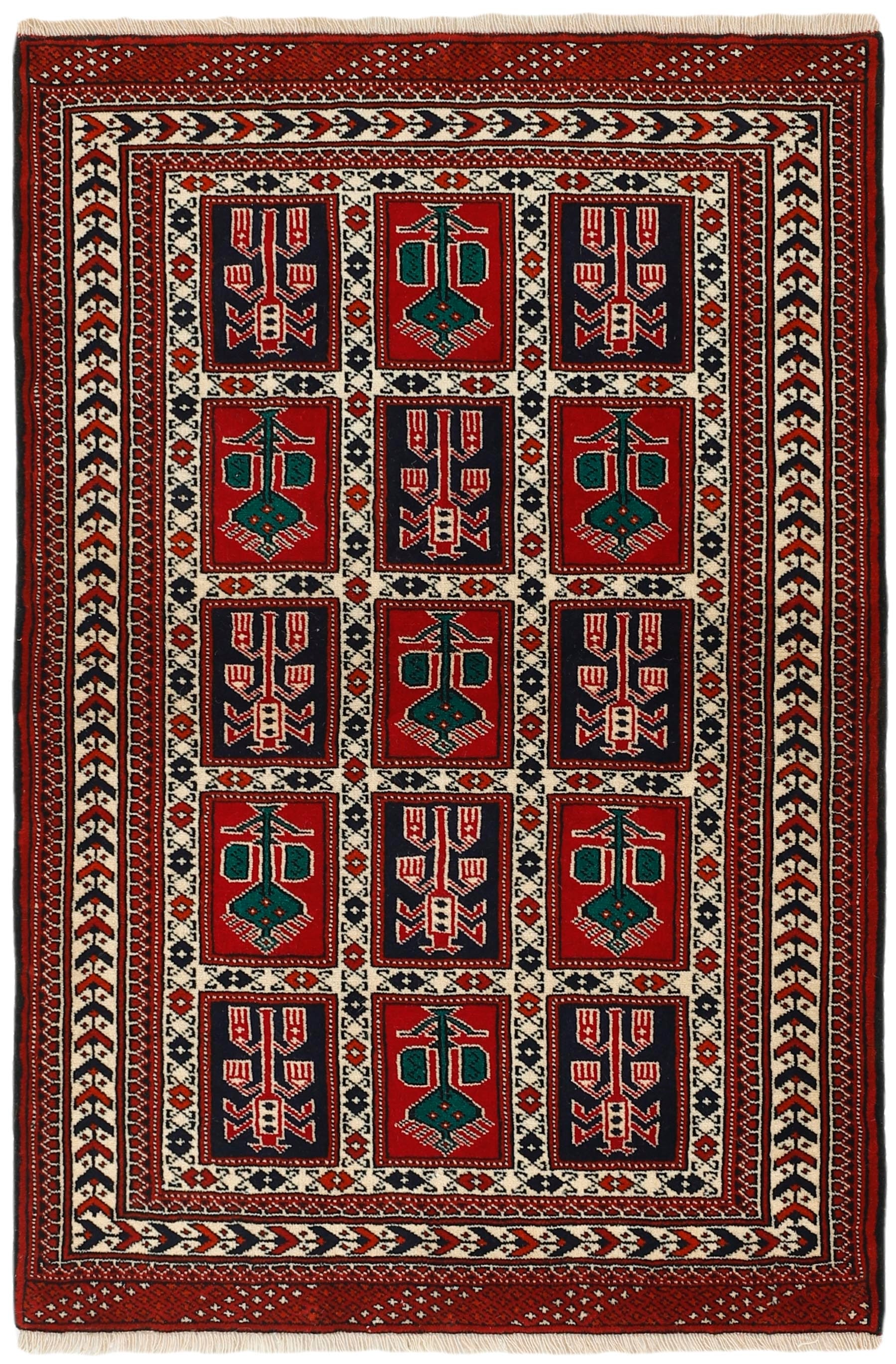 authentic red and black persian rug