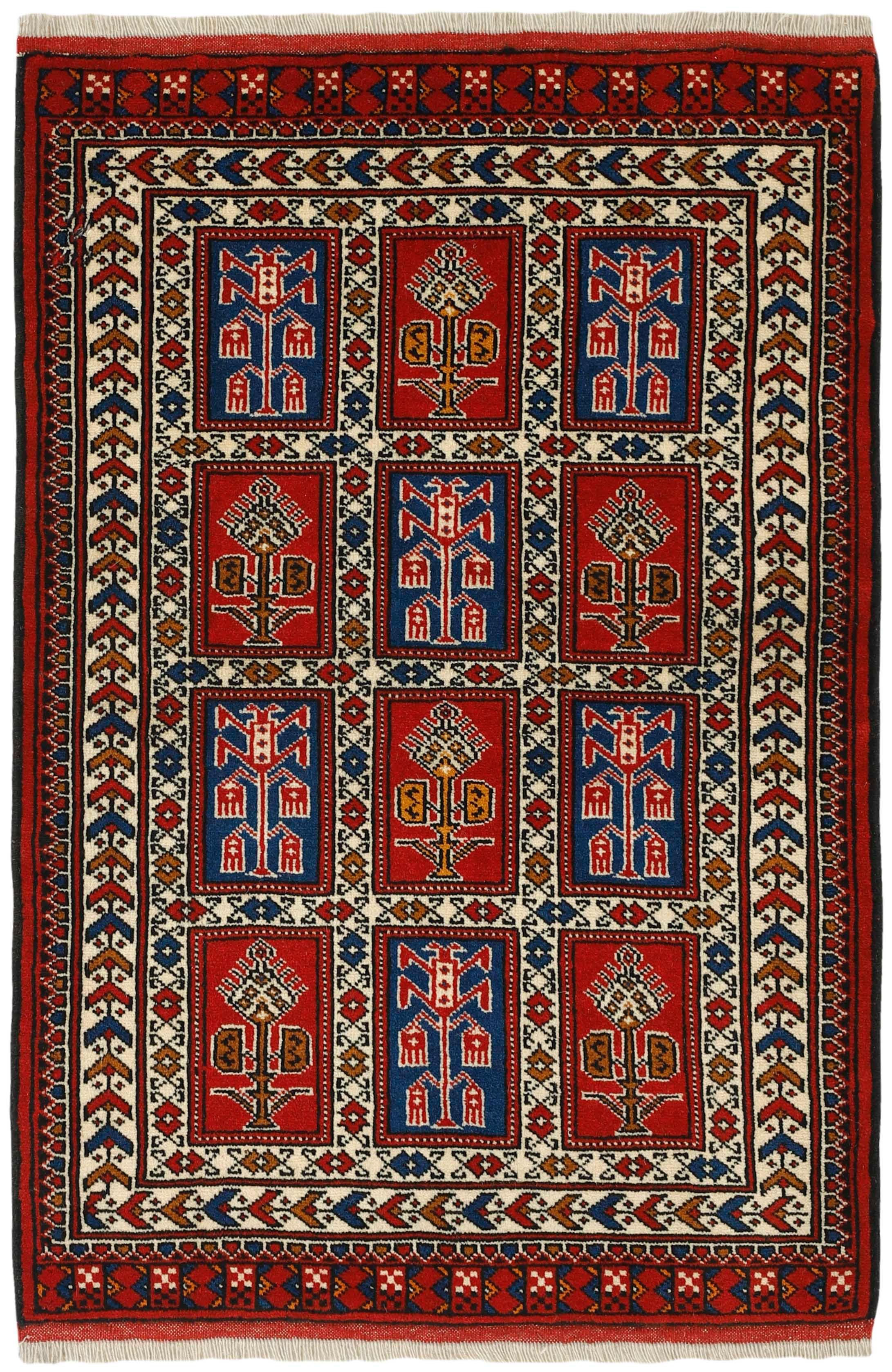 authentic red and black persian rug