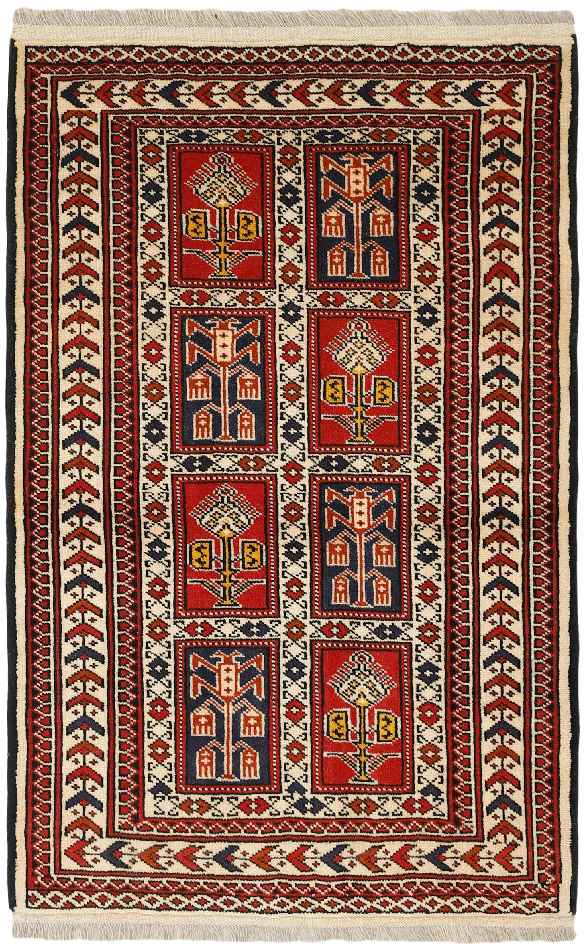 authentic red and black persian rug