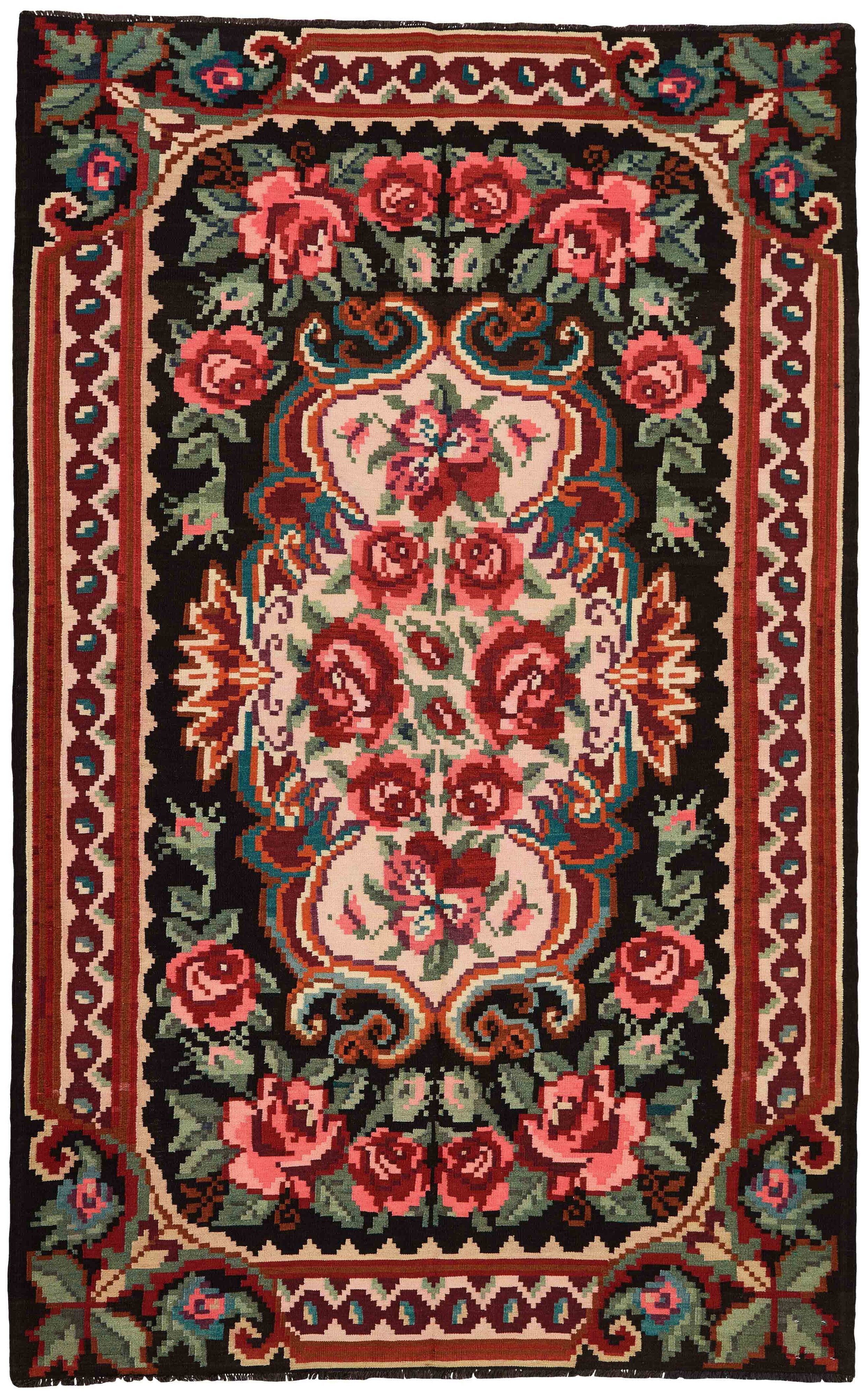 Rose Kilim Old