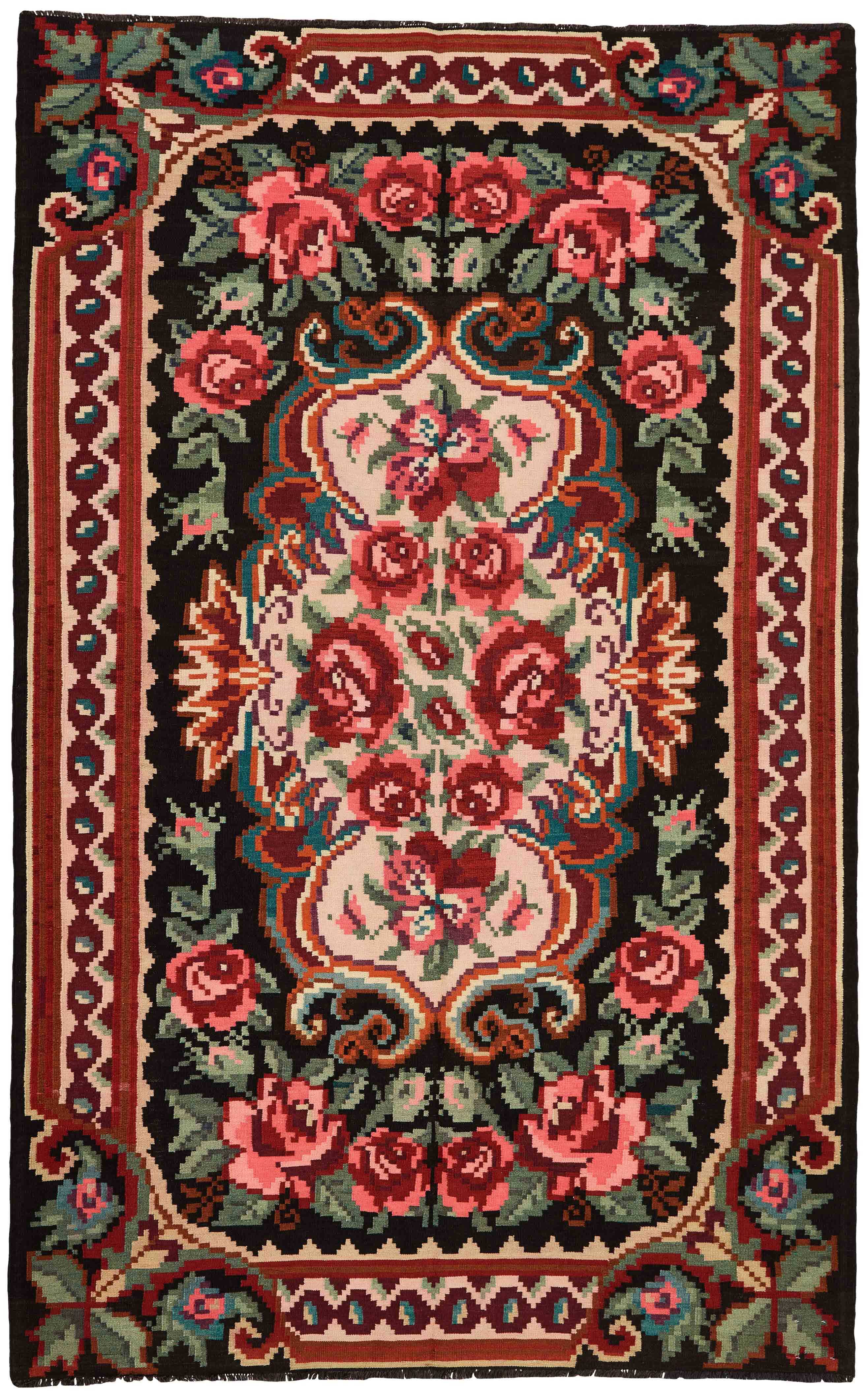 Rose Kilim Old