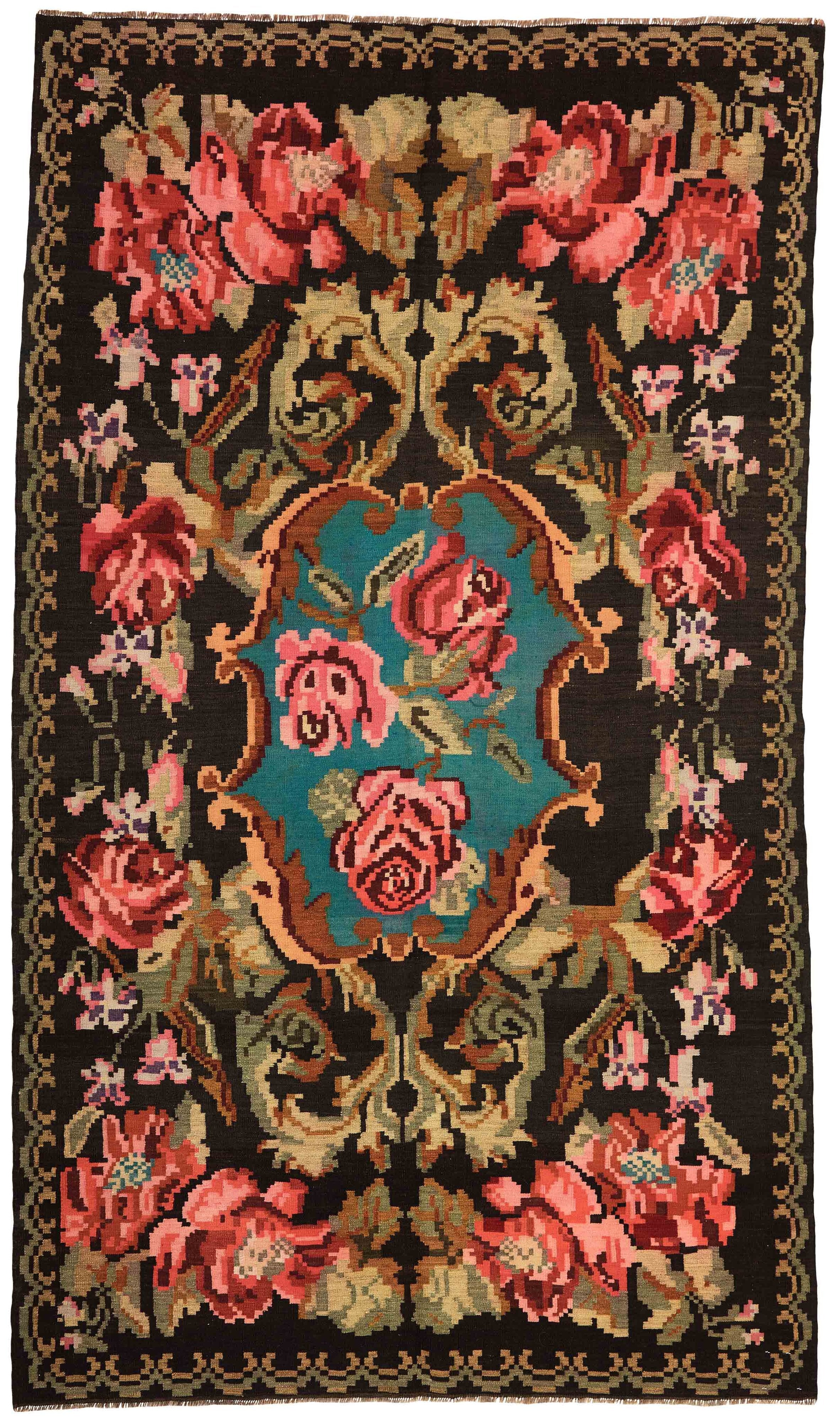 Rose Kilim Old