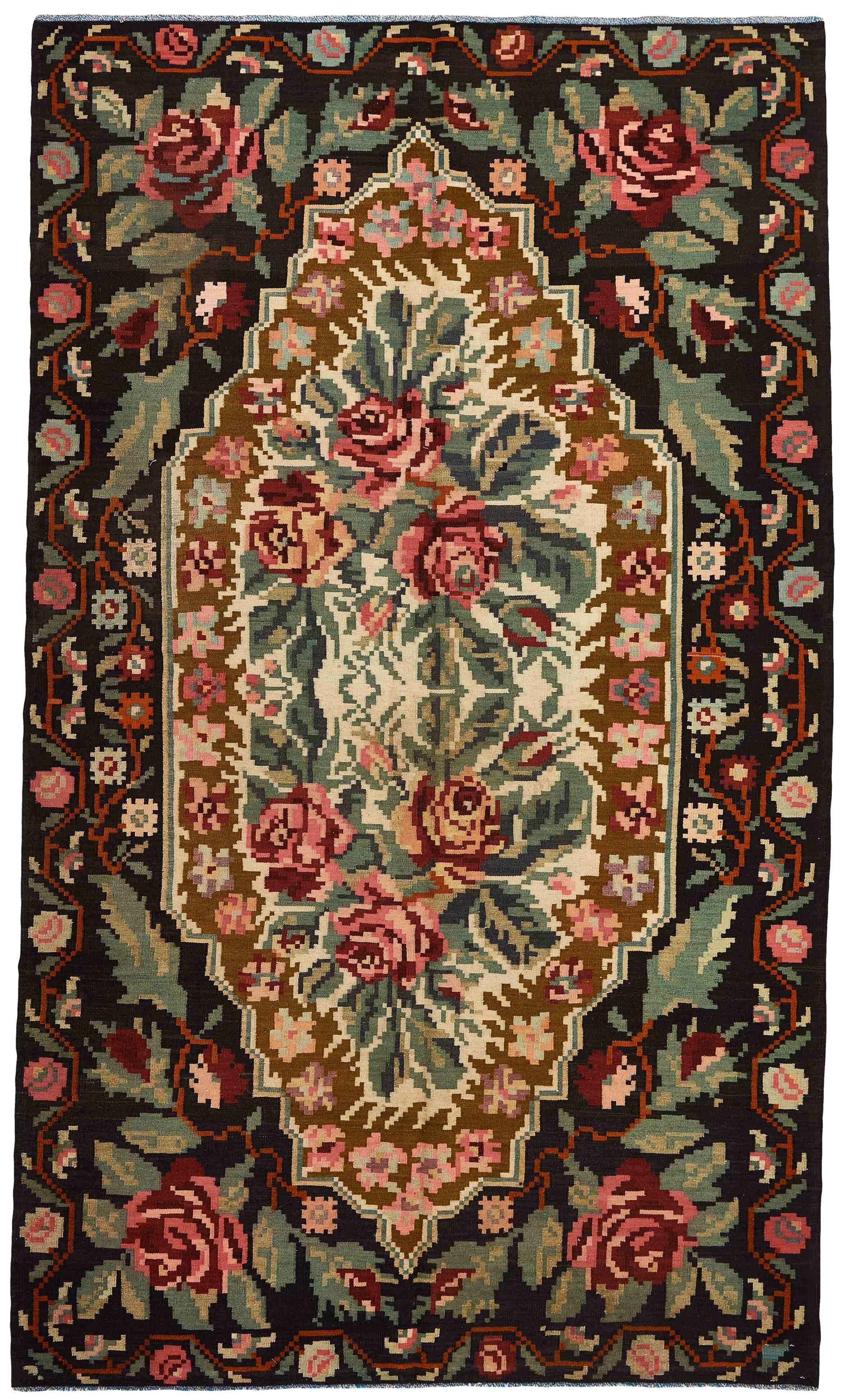 Rose Kilim Old