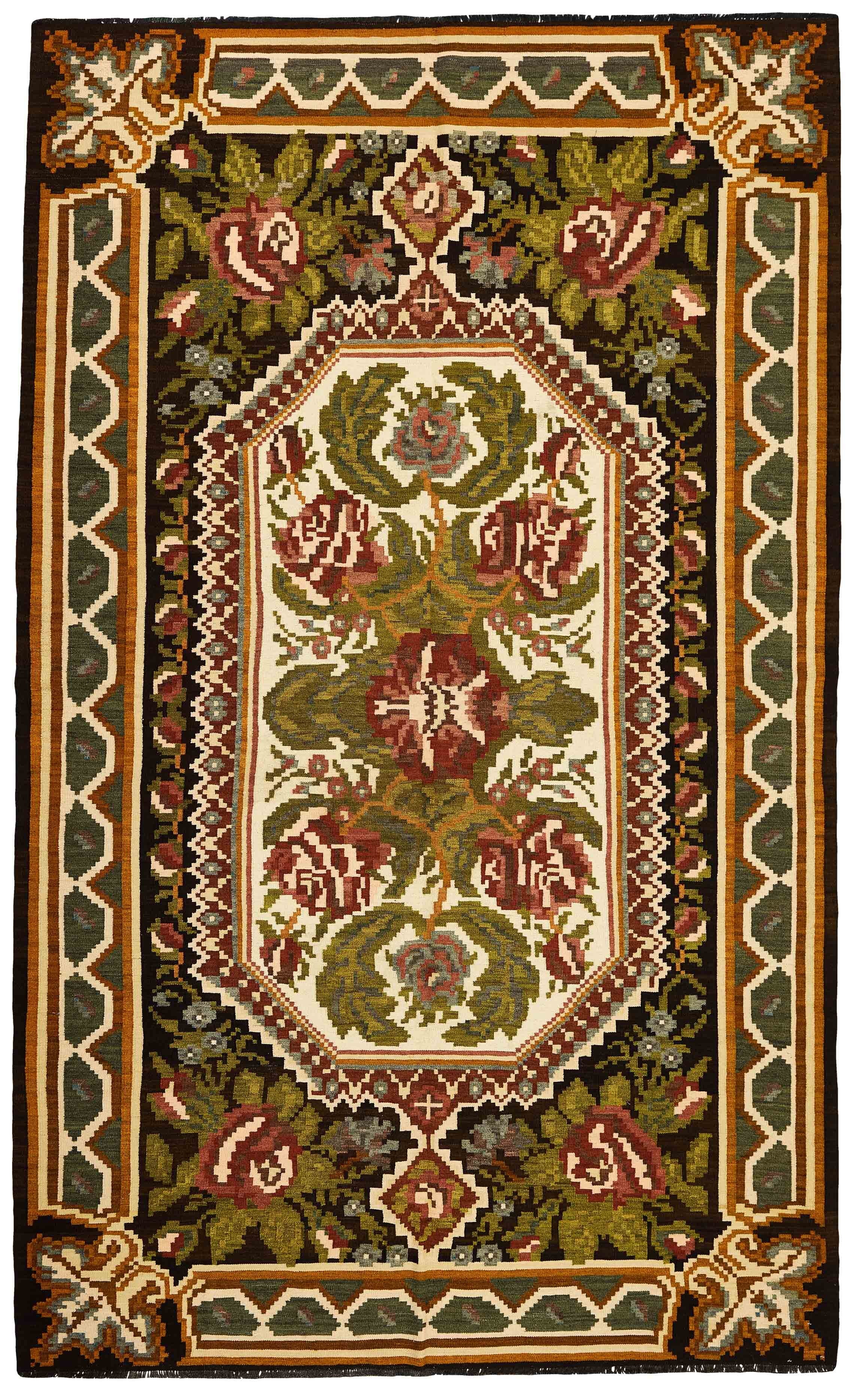 Rose Kilim Old