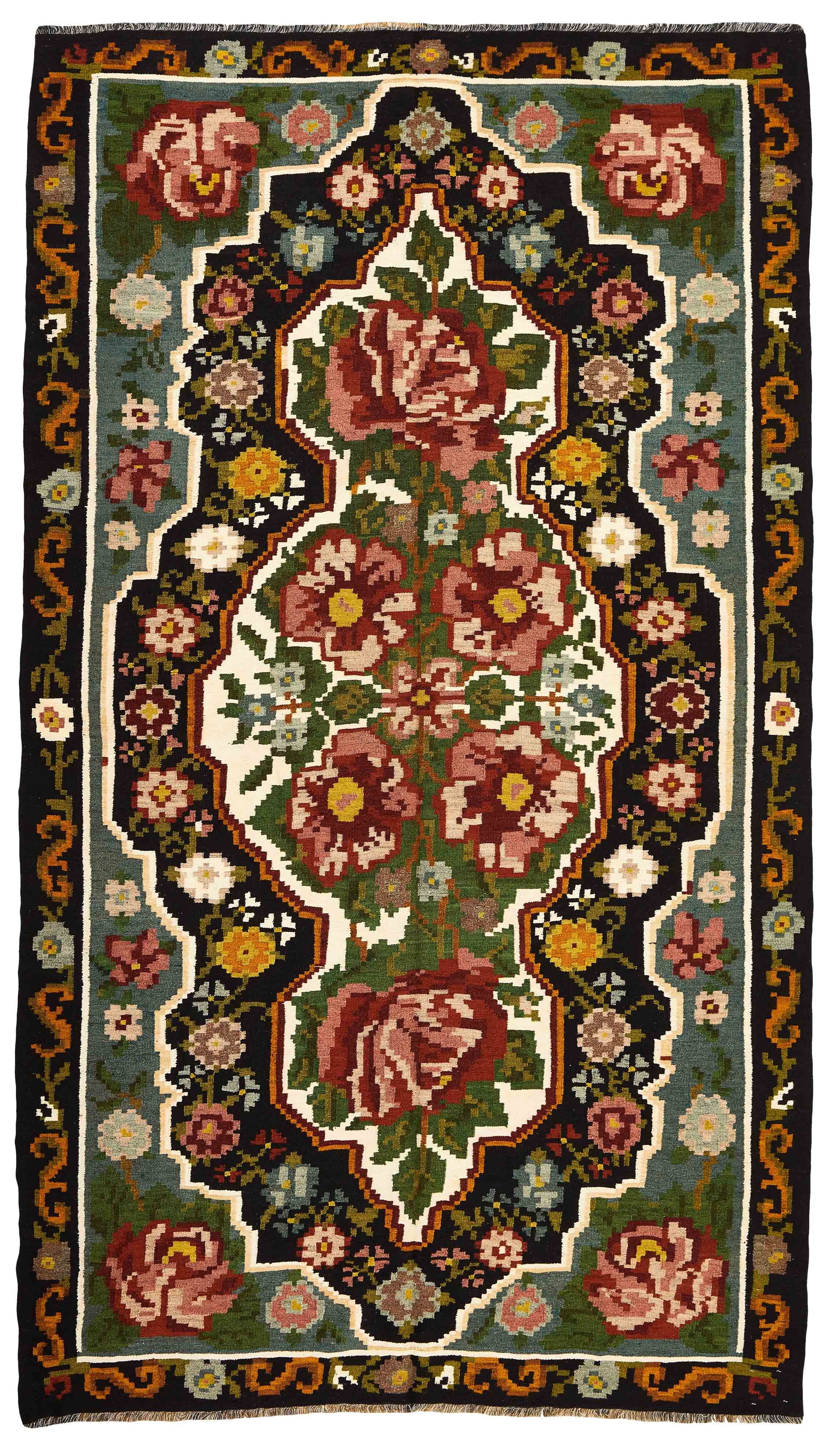 Rose Kilim Old