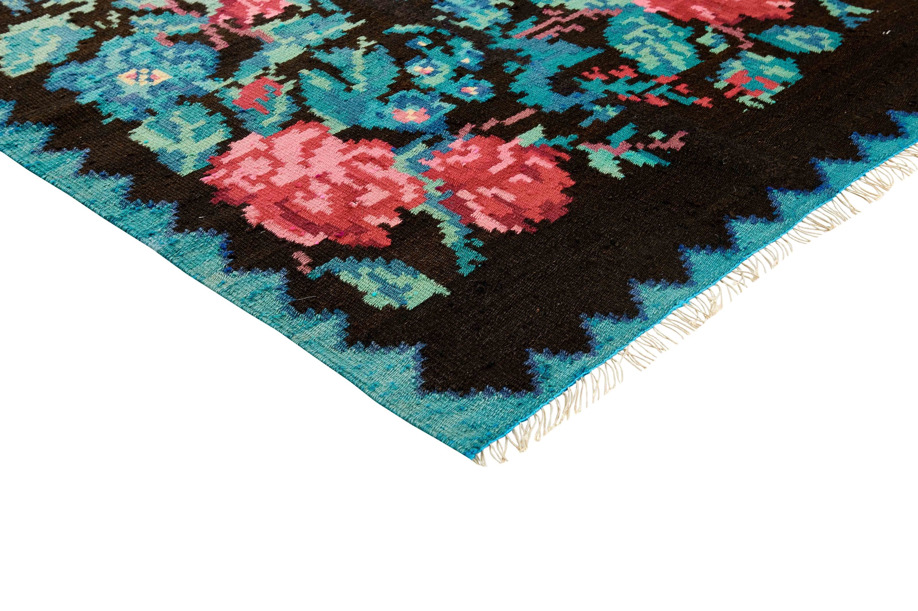 Rose Kilim Old Runner